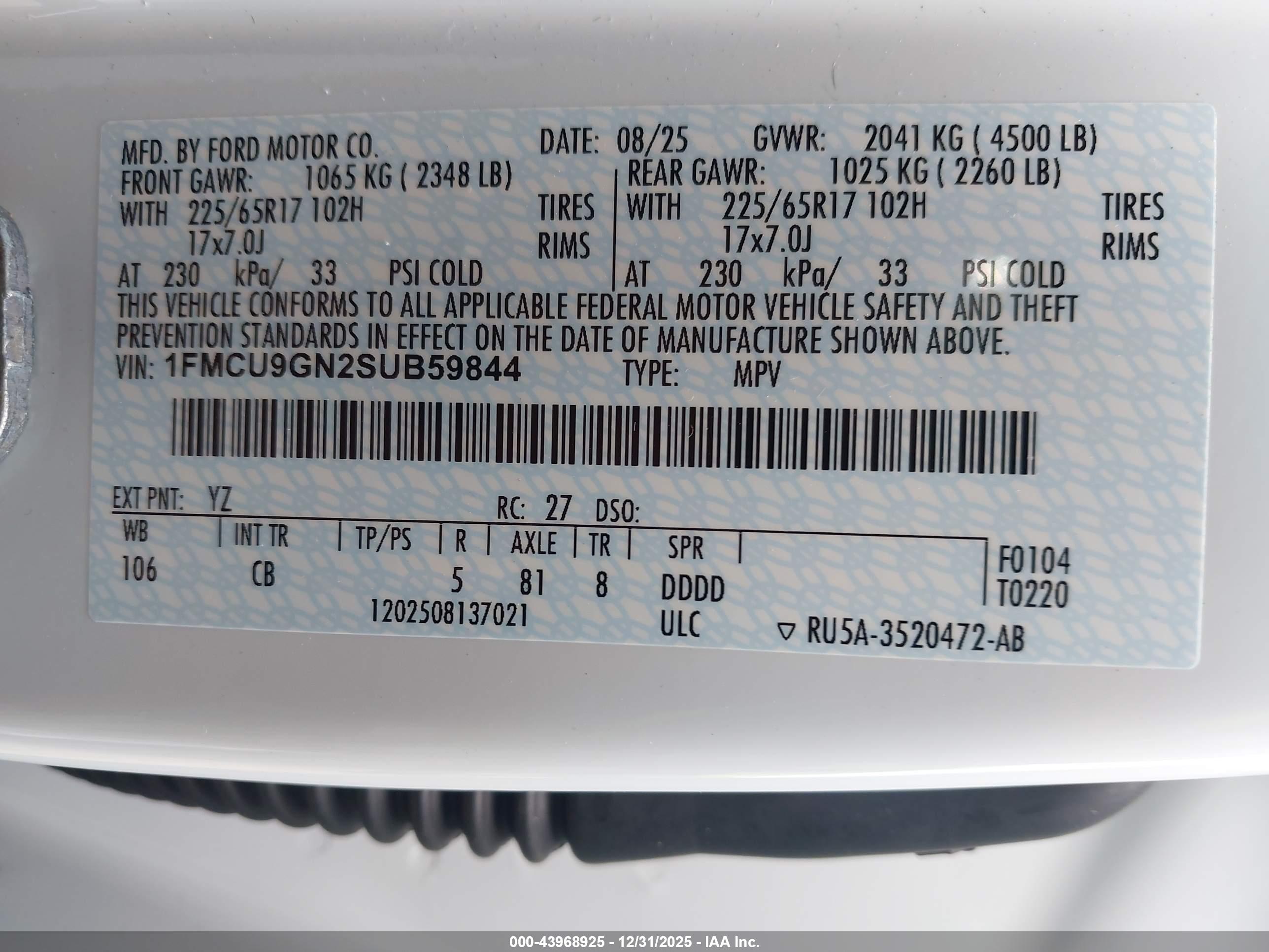 FORD ESCAPE image 9