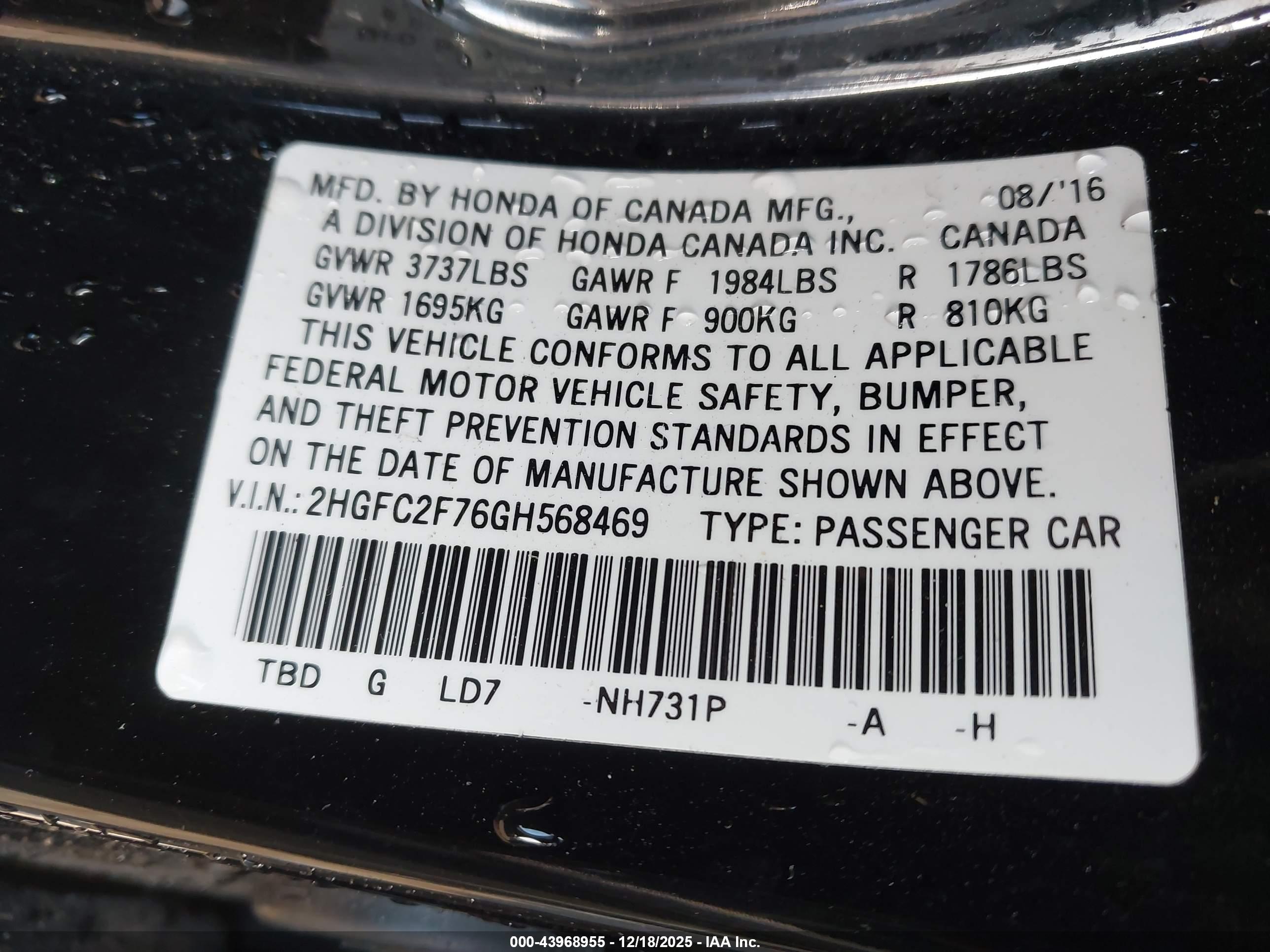 HONDA CIVIC image 9