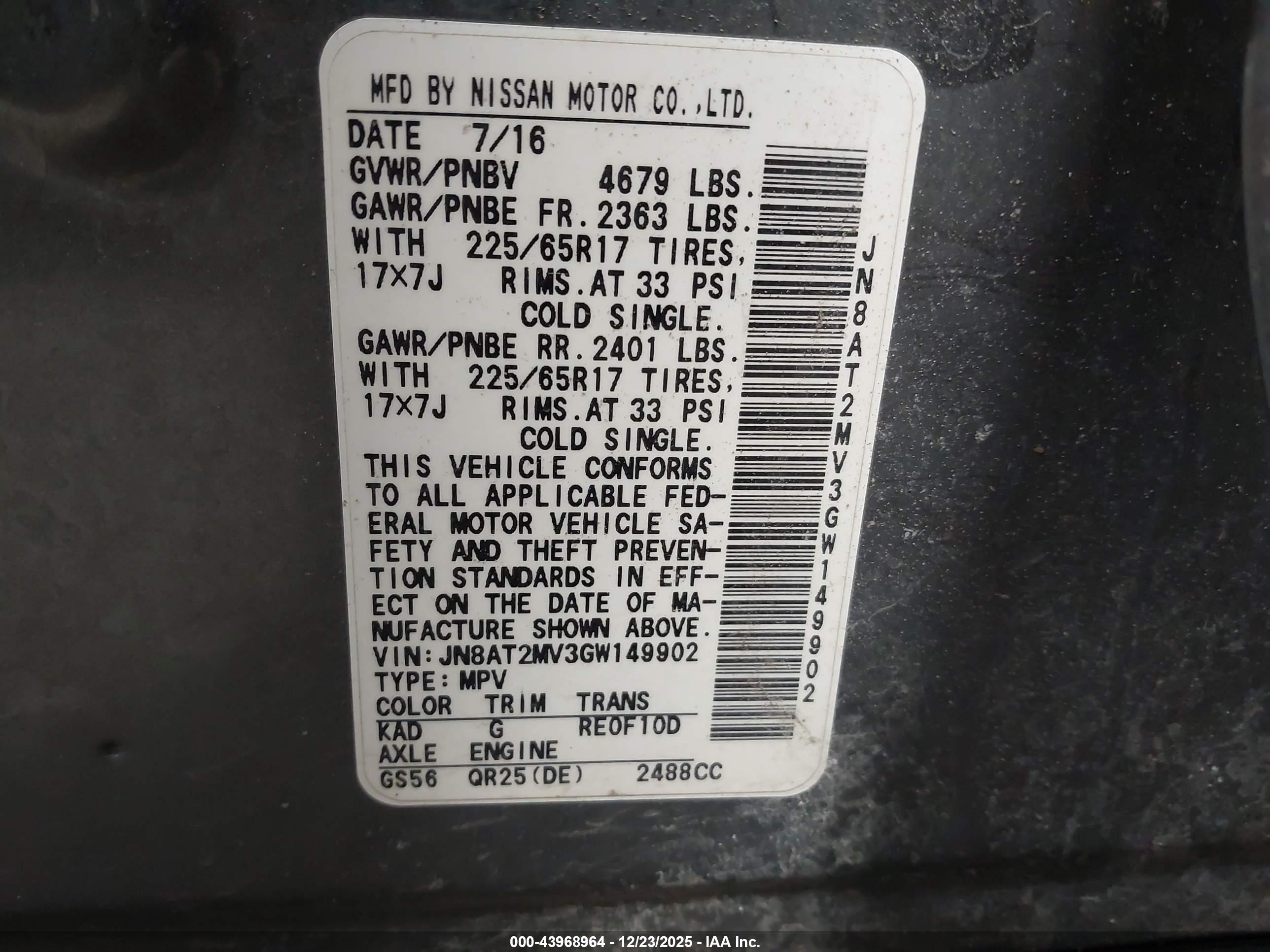 NISSAN ROGUE image 9