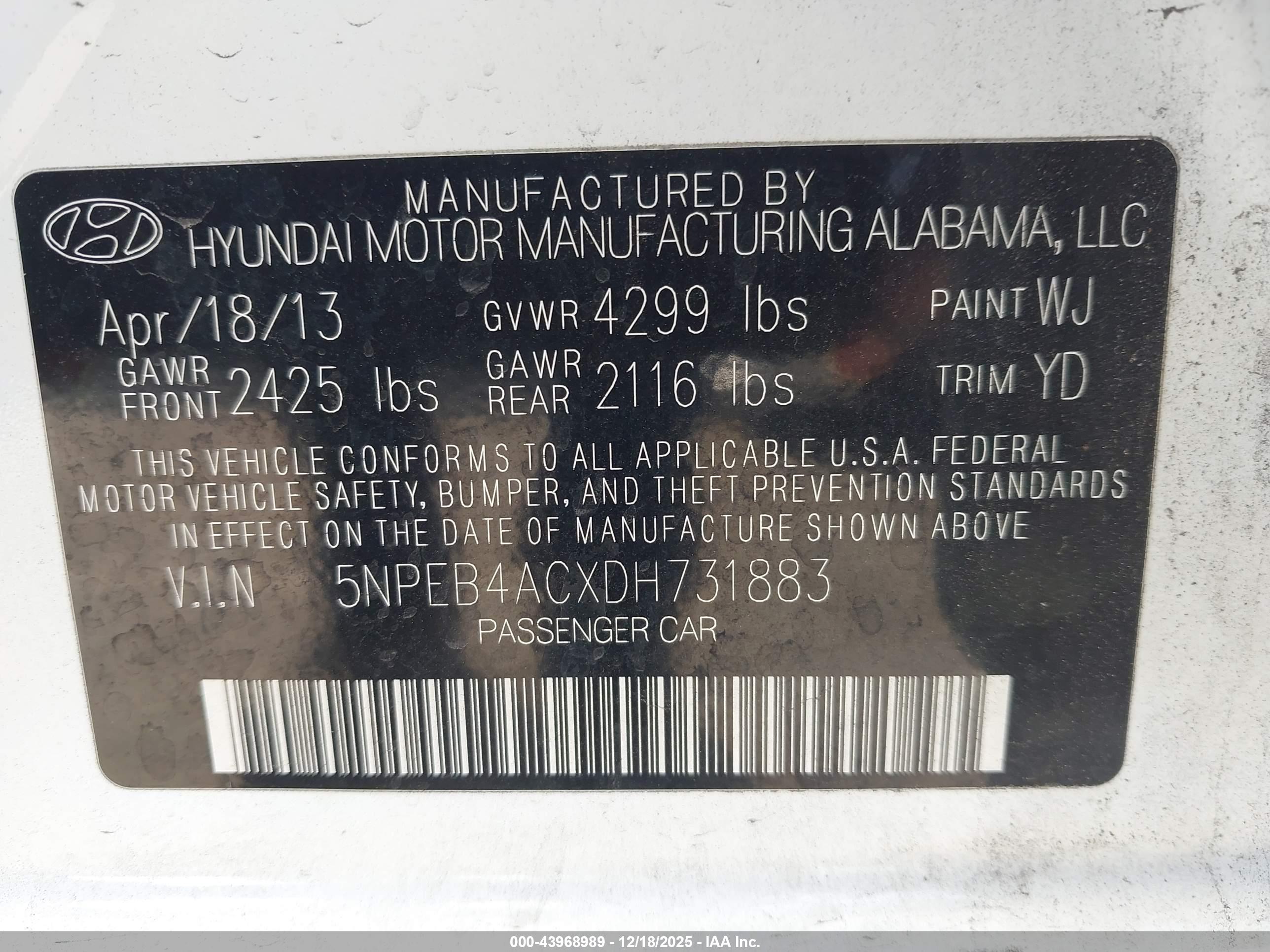 HYUNDAI SONATA image 9