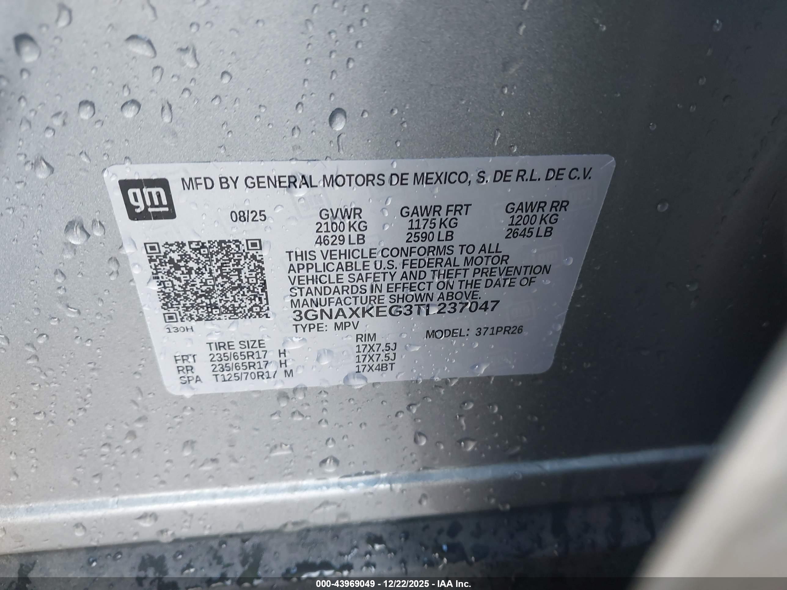CHEVROLET EQUINOX image 9