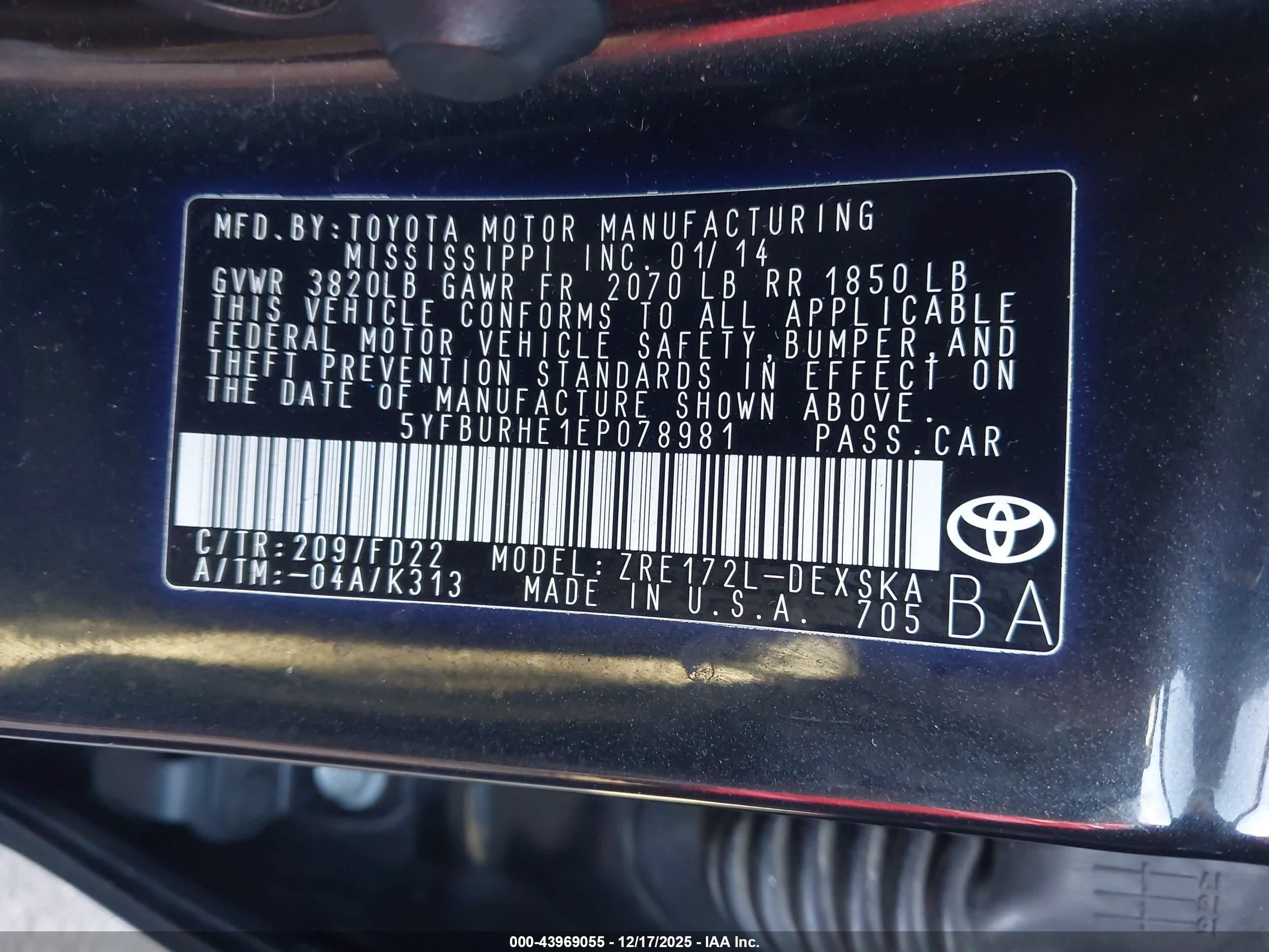 TOYOTA COROLLA image 9