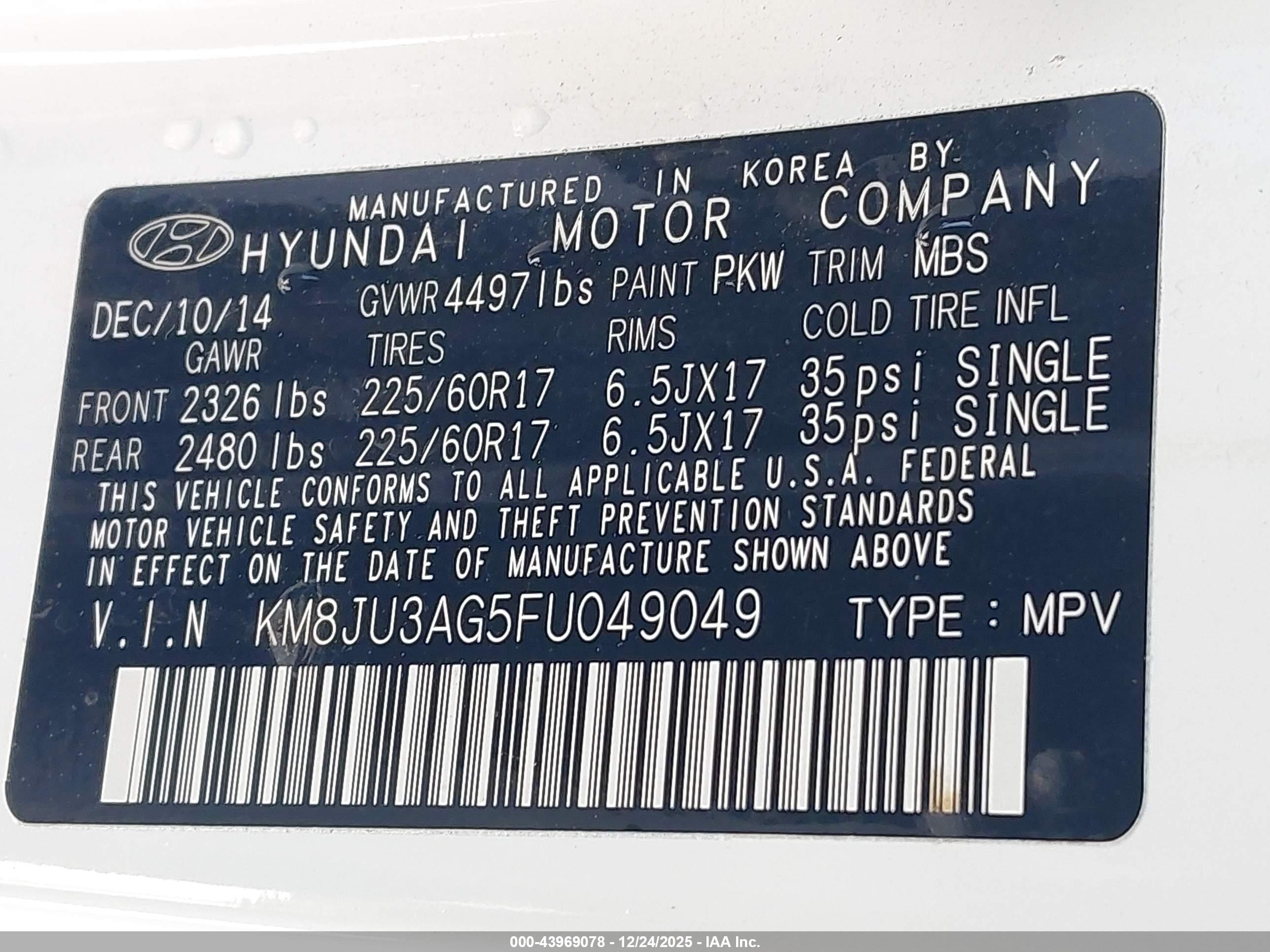 HYUNDAI TUCSON image 9
