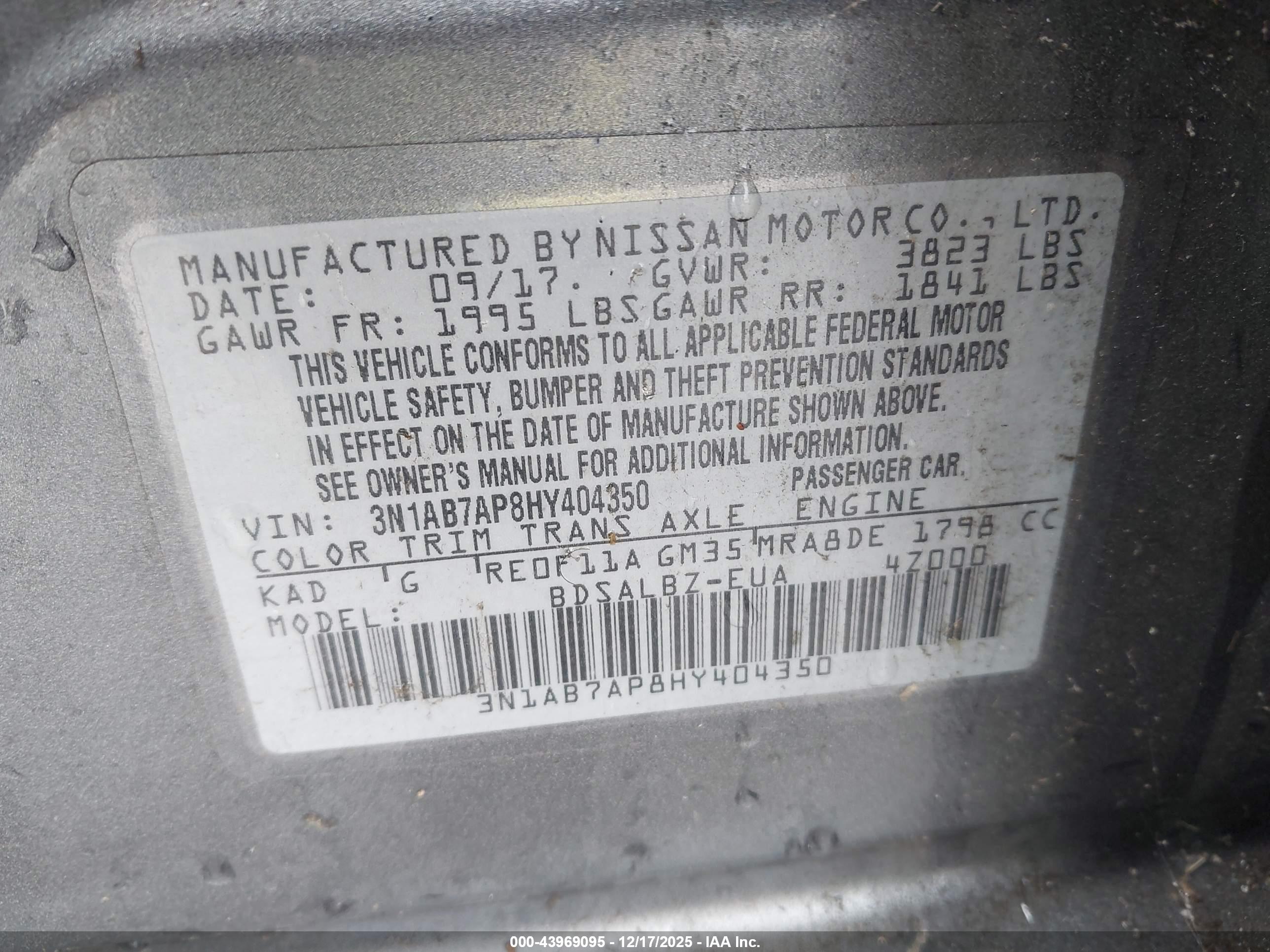 NISSAN SENTRA image 9