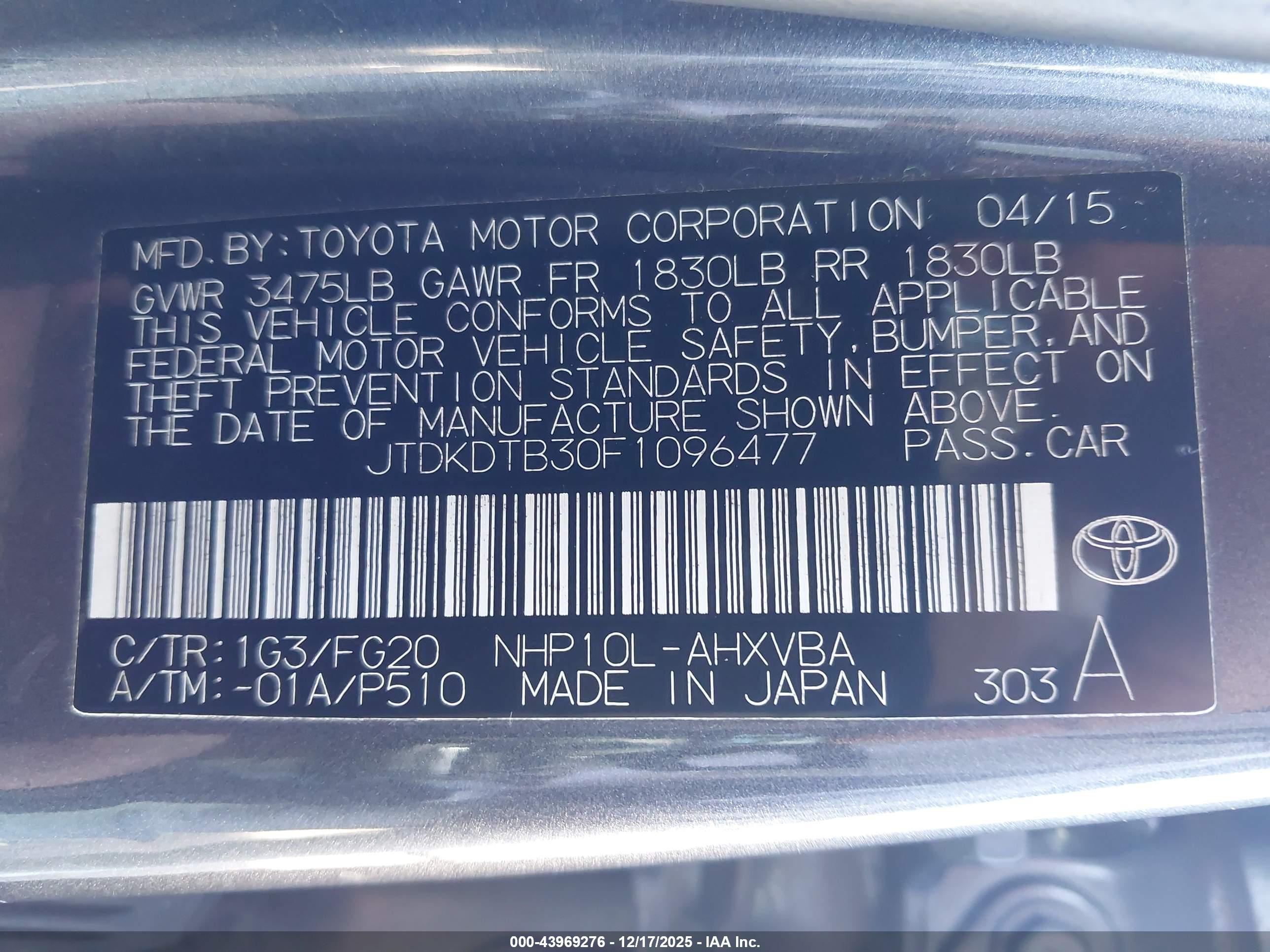 TOYOTA PRIUS image 9