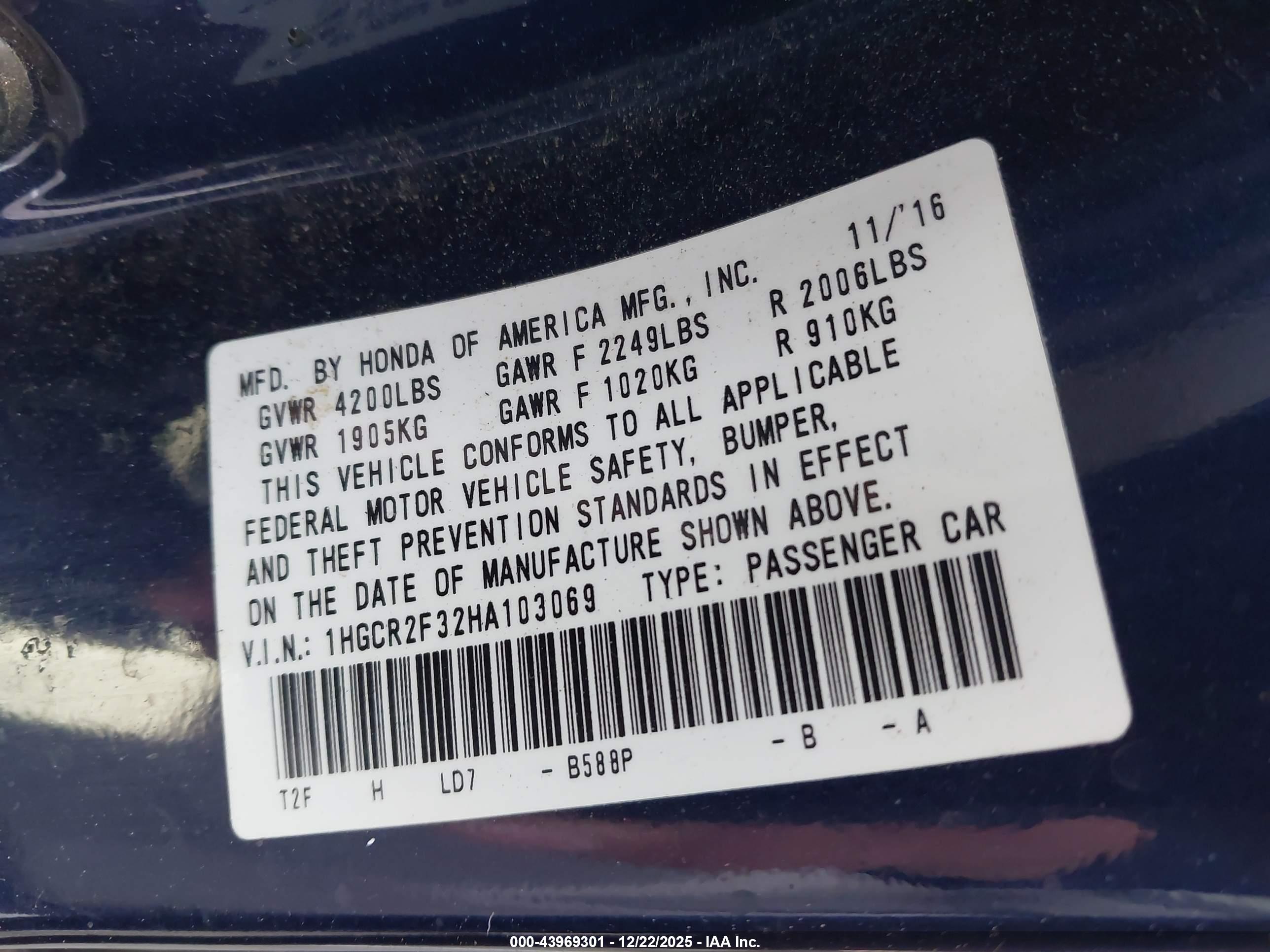 HONDA ACCORD image 9