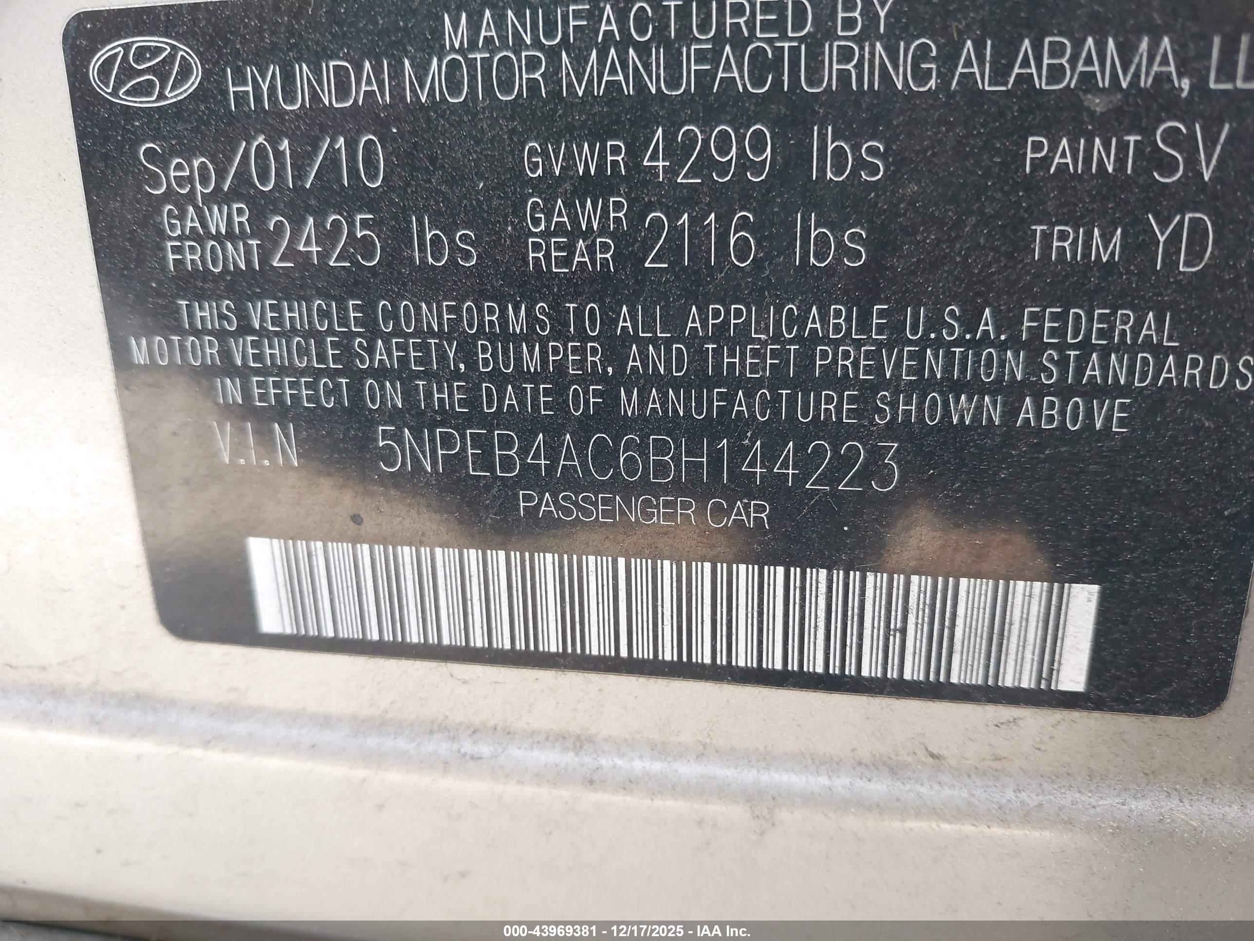 HYUNDAI SONATA image 9