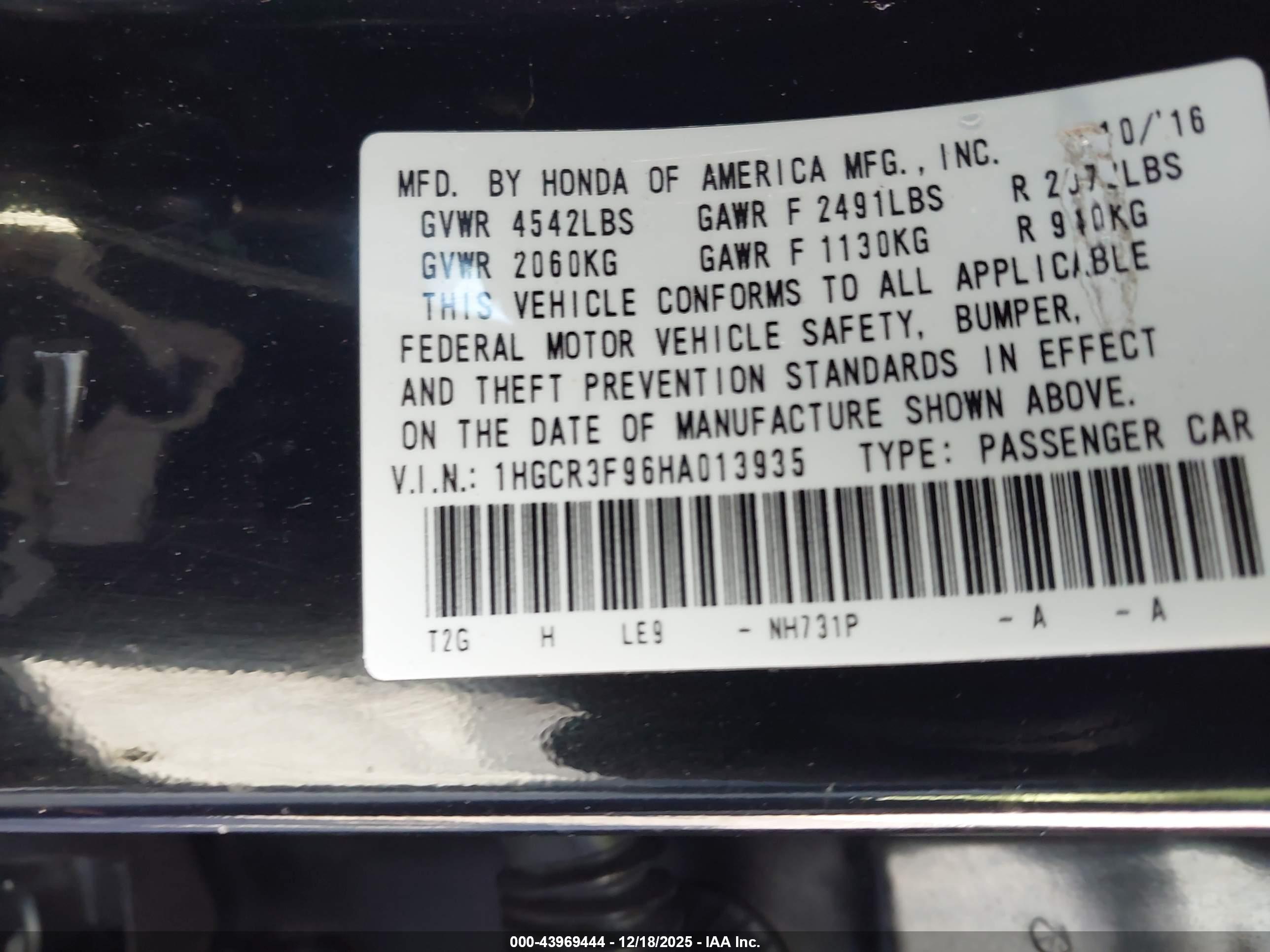 HONDA ACCORD image 9
