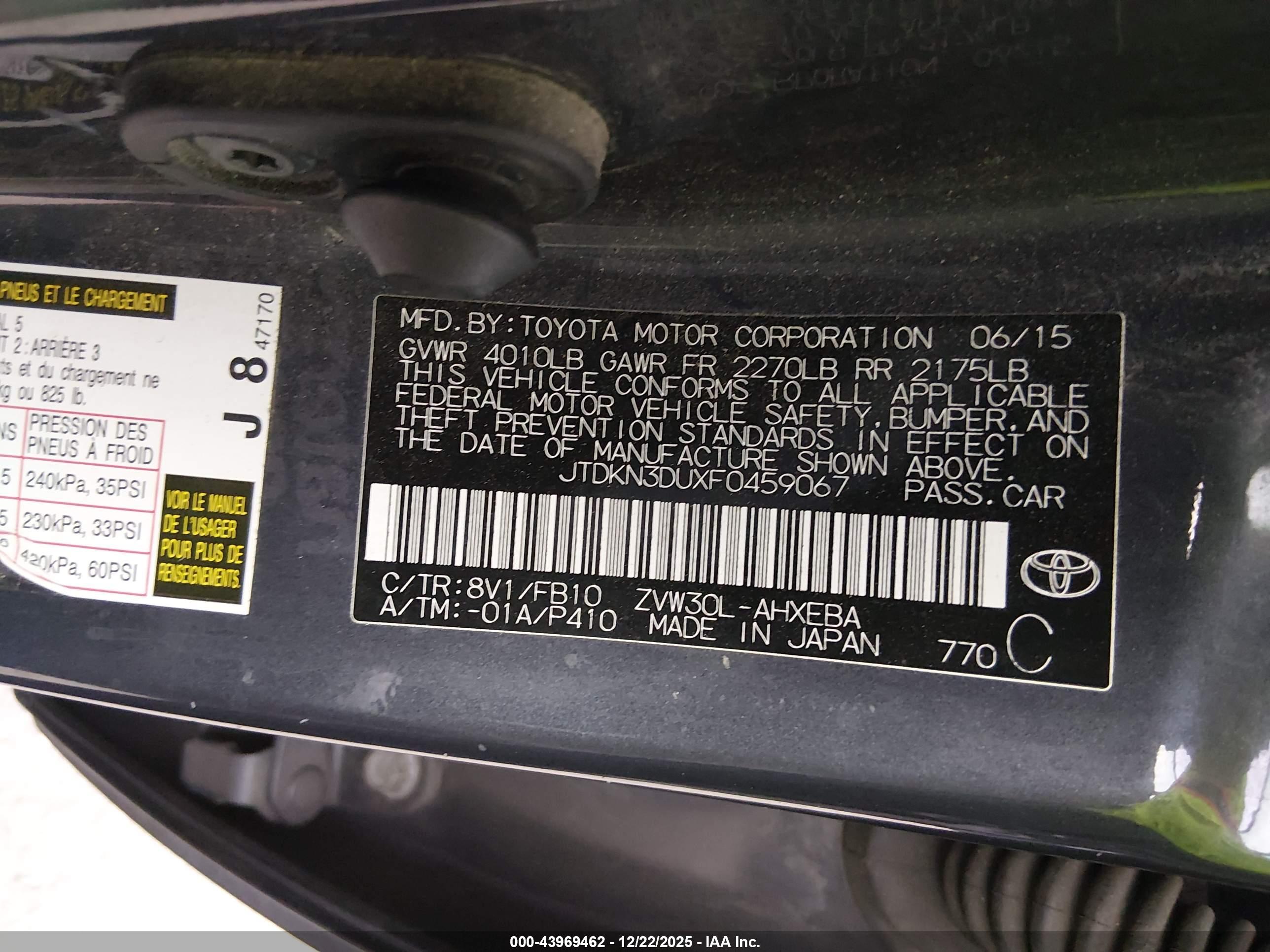 TOYOTA PRIUS image 9