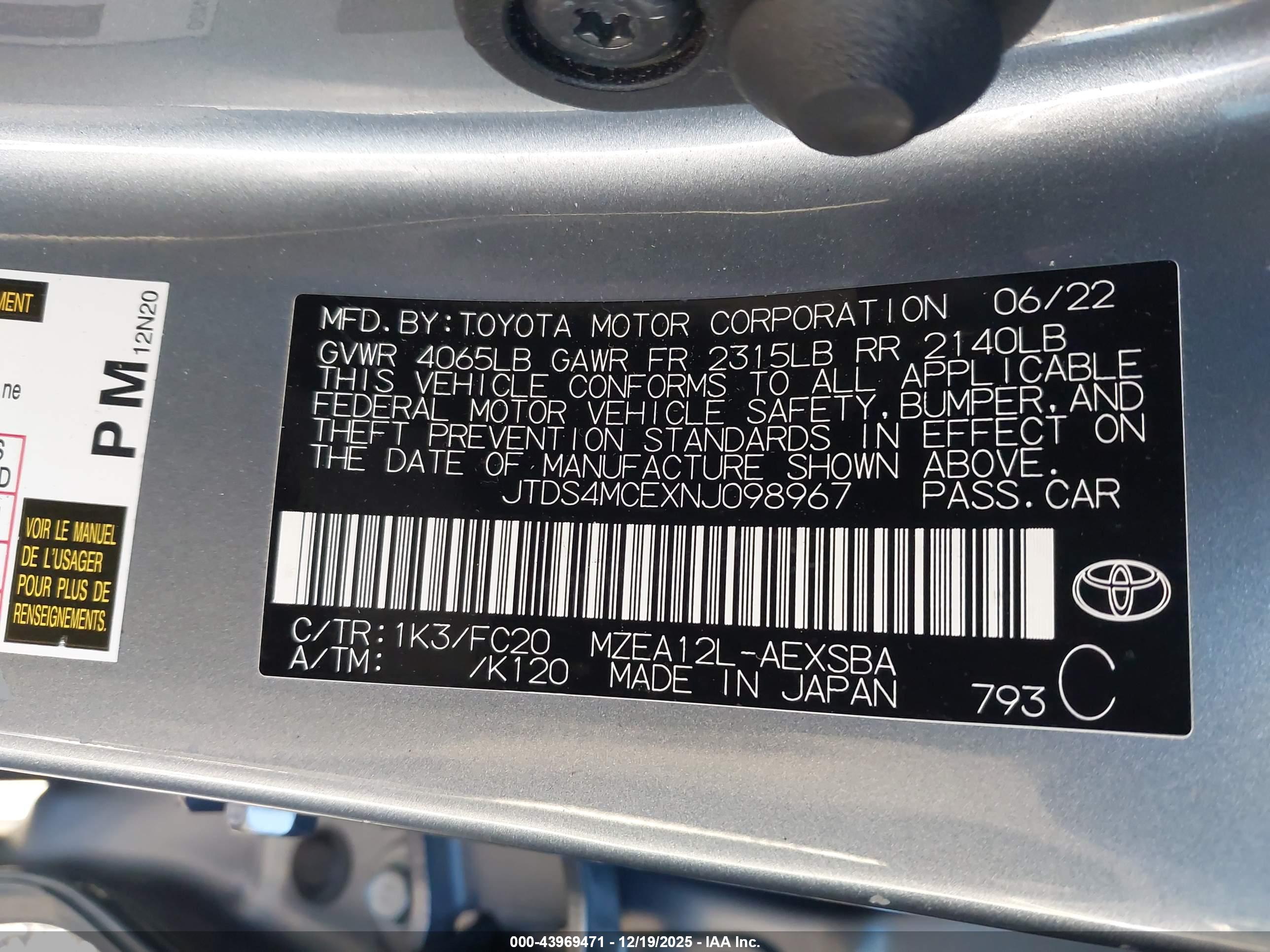 TOYOTA COROLLA image 9