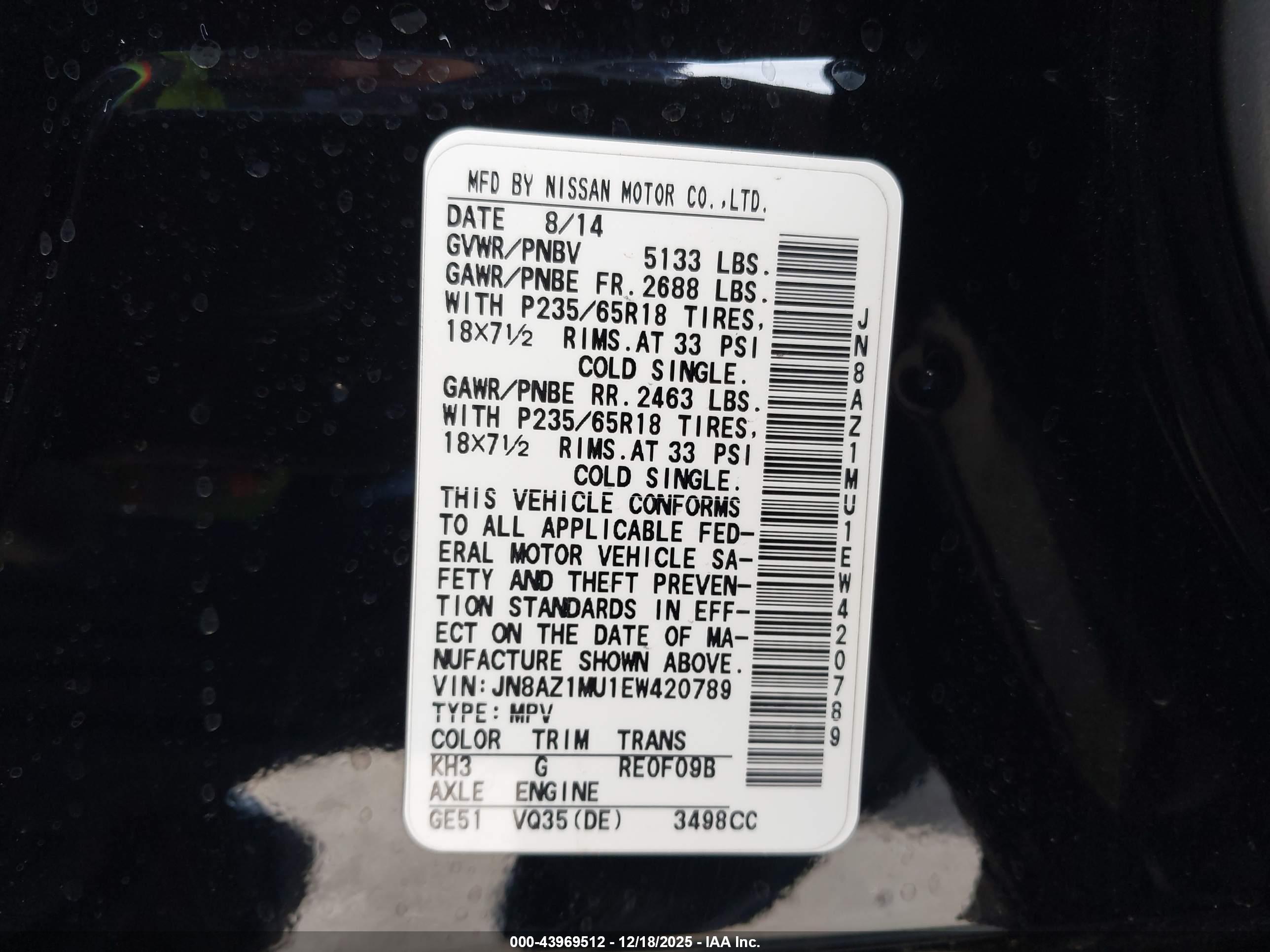 NISSAN MURANO image 9