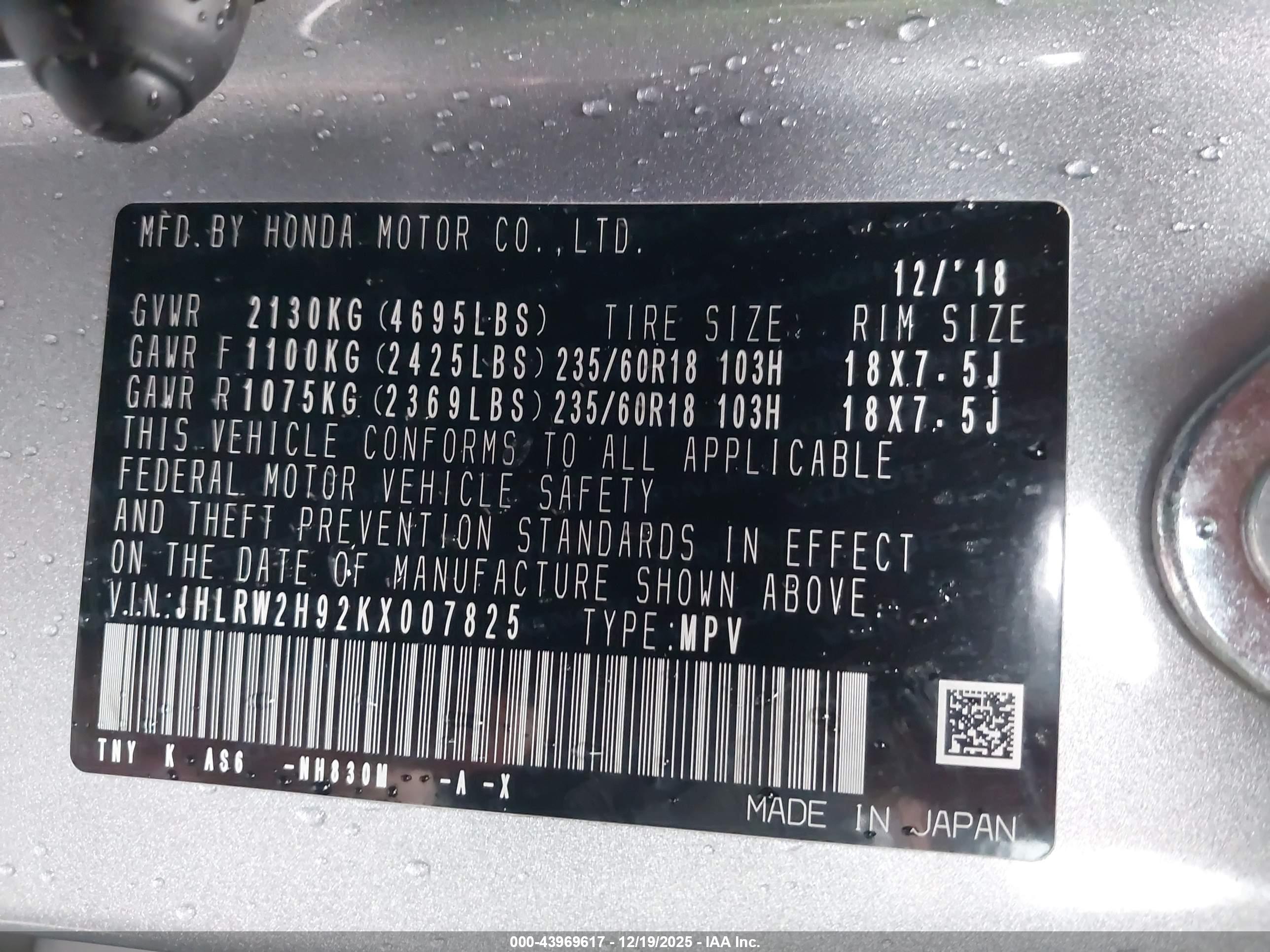 HONDA CR-V image 9