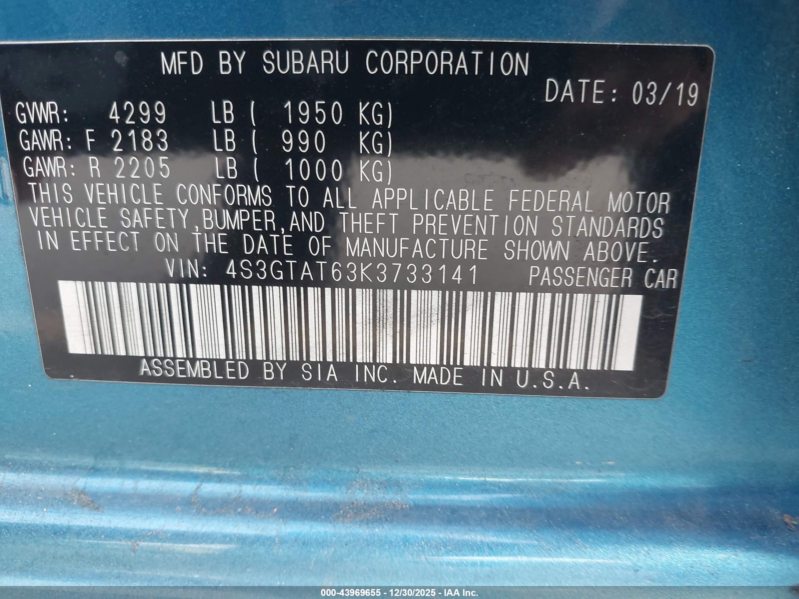 SUBARU IMPREZA image 9