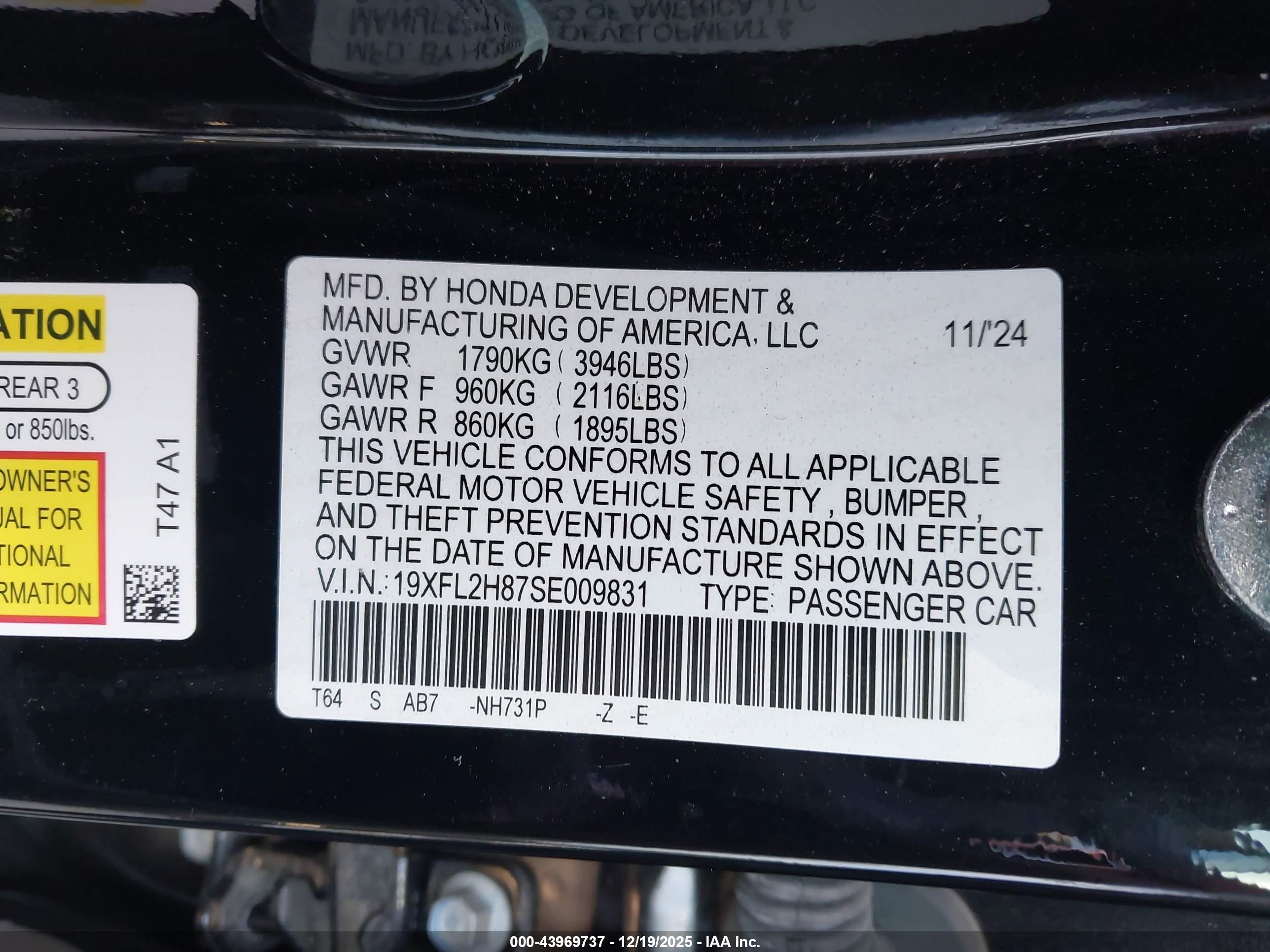 HONDA CIVIC image 9