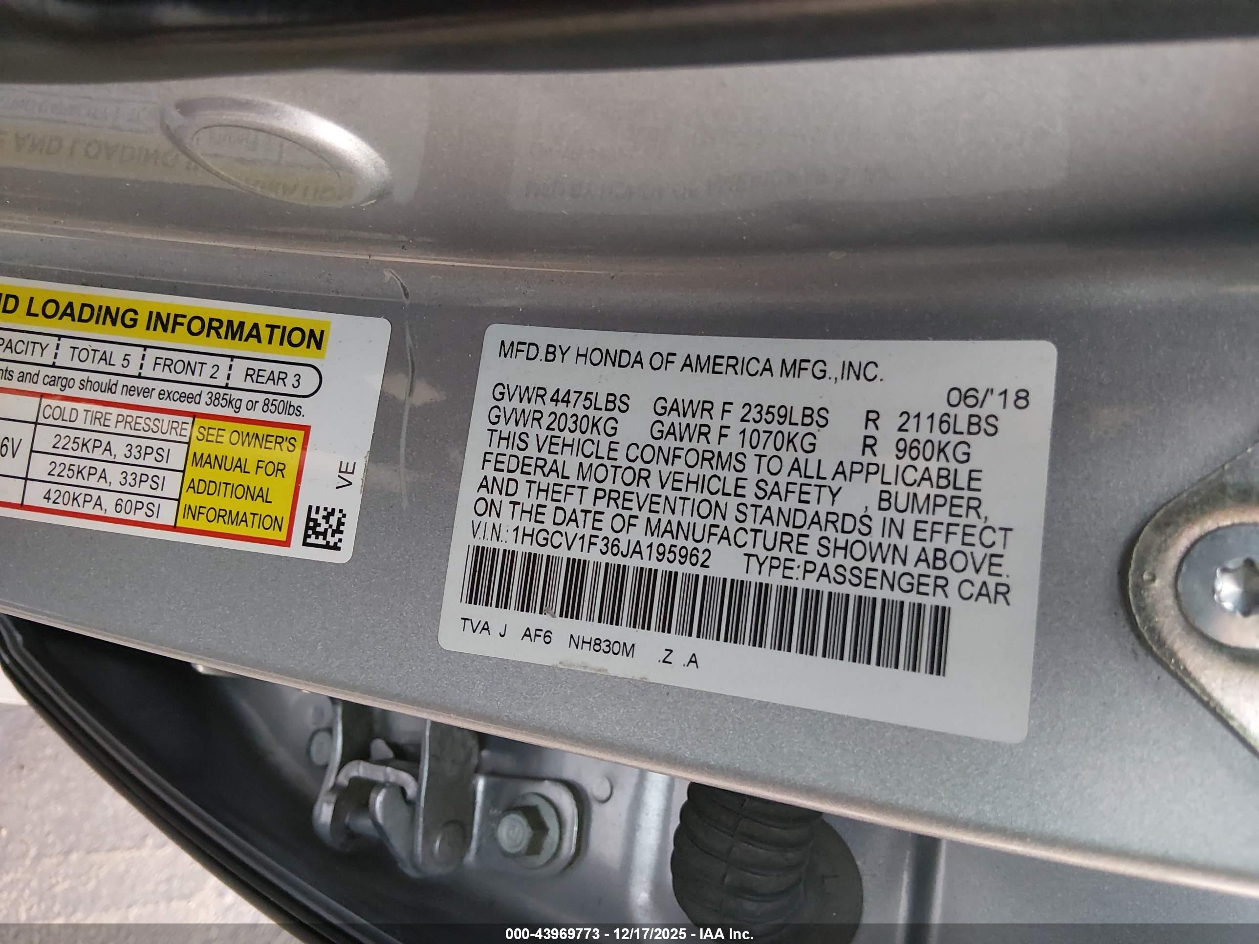 HONDA ACCORD image 9