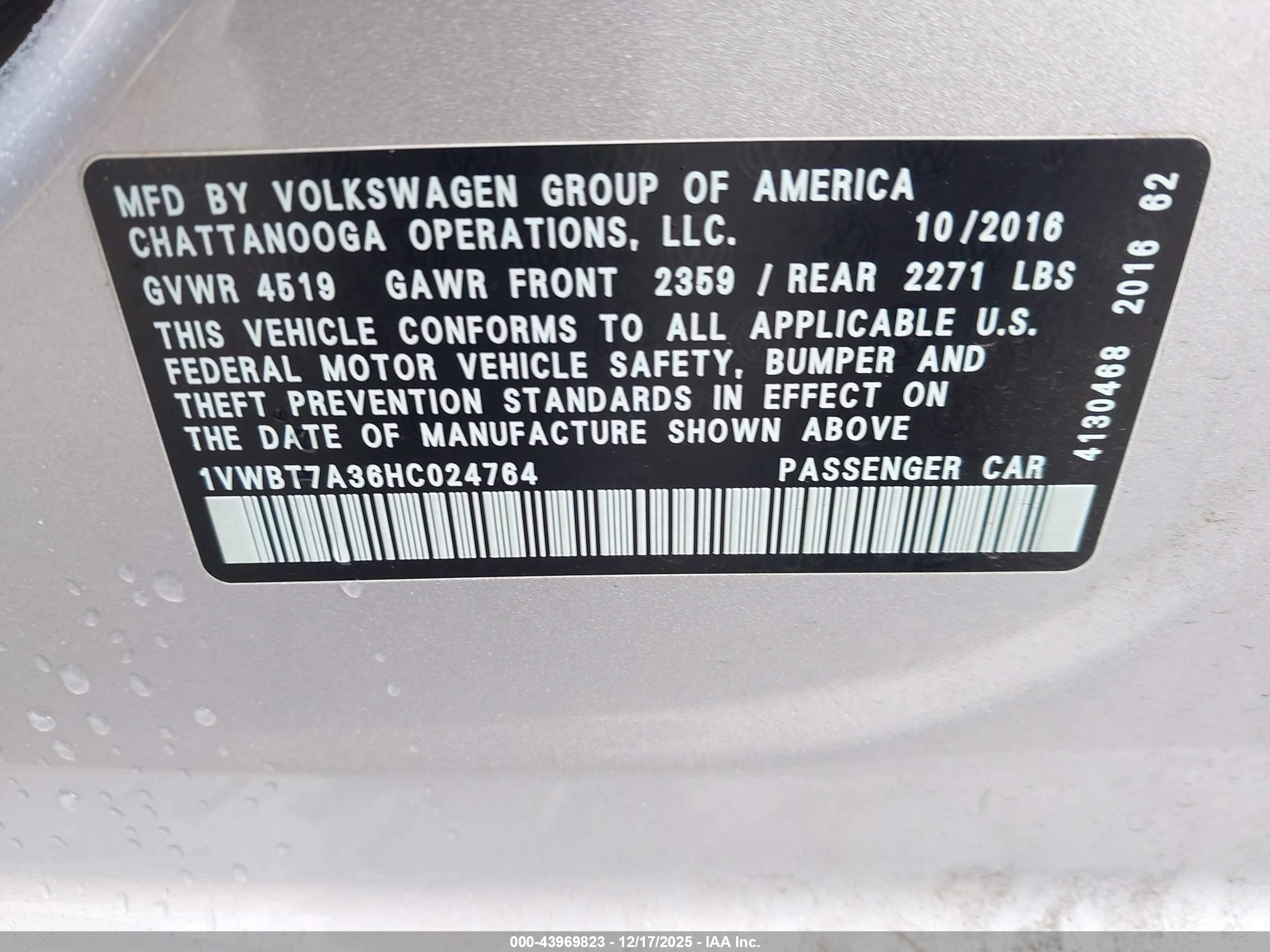 VOLKSWAGEN PASSAT image 9
