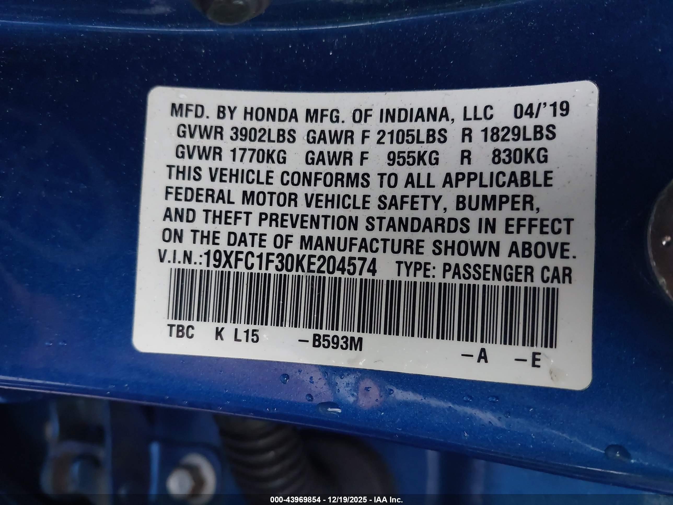 HONDA CIVIC image 9