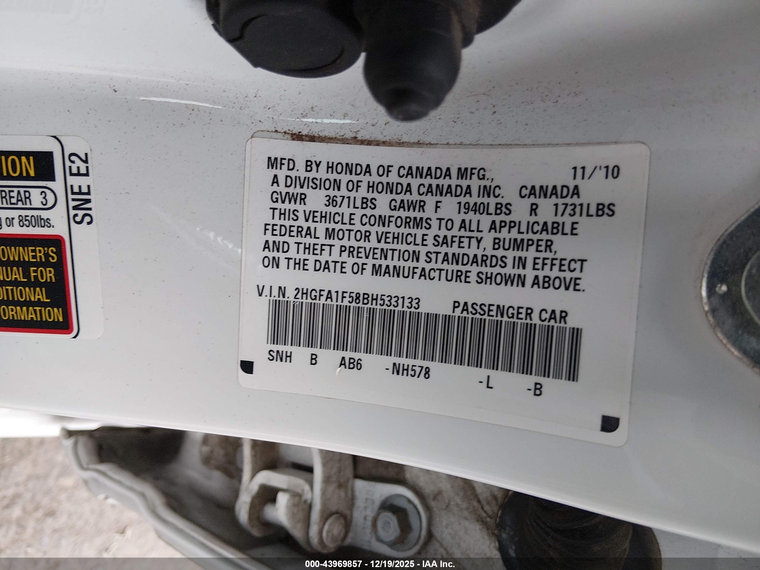 HONDA CIVIC image 9