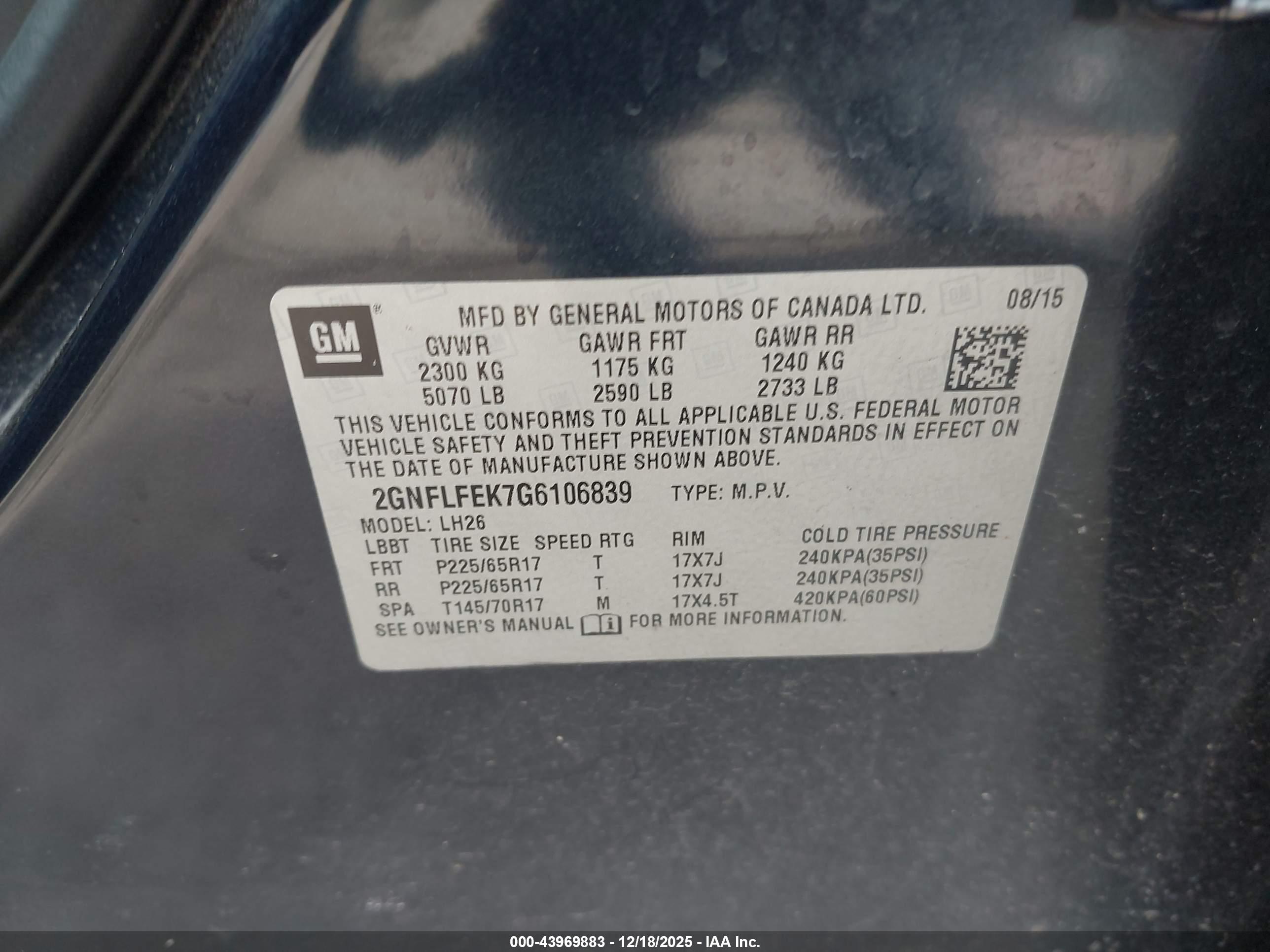 CHEVROLET EQUINOX image 9