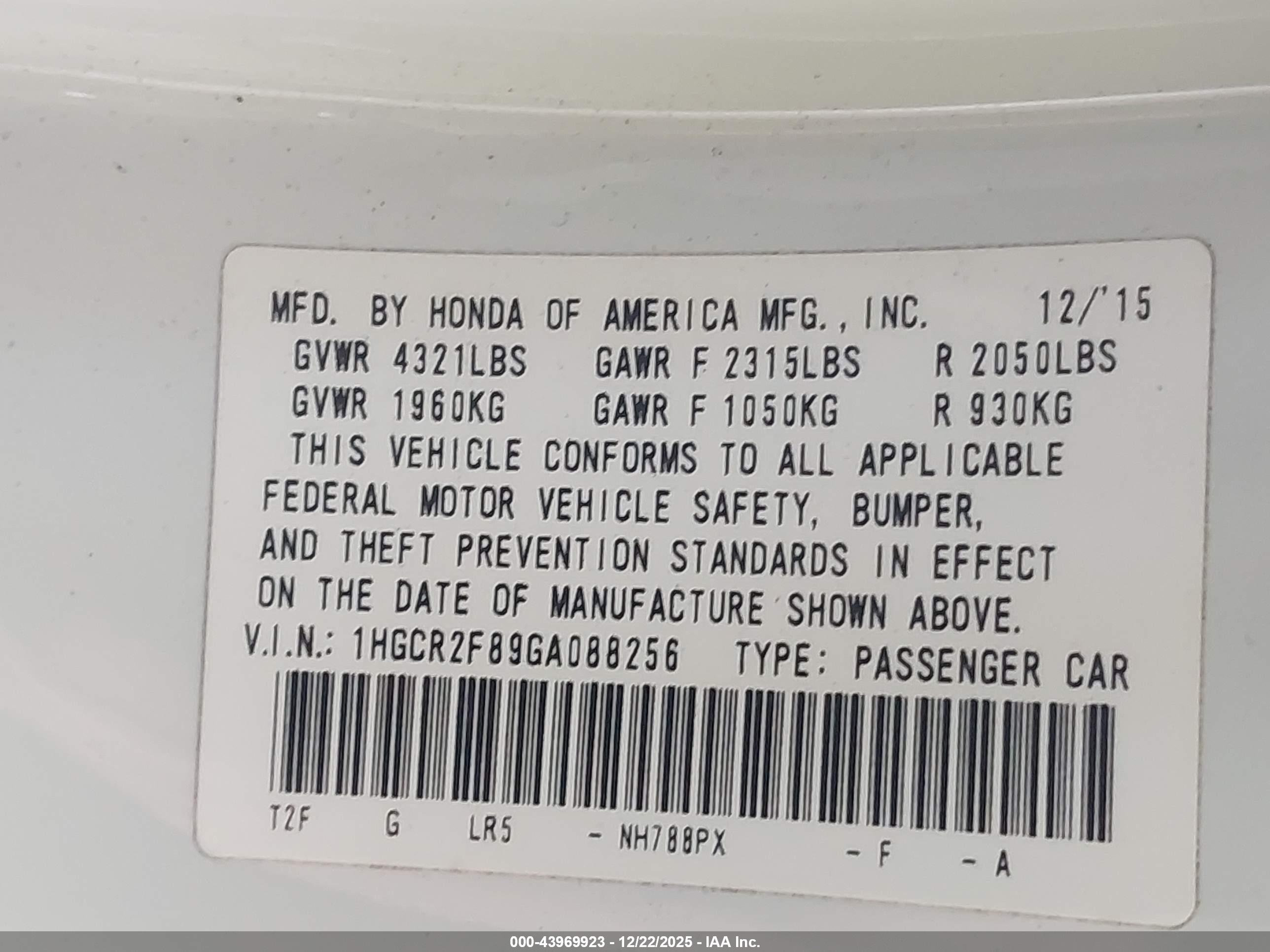 HONDA ACCORD image 9