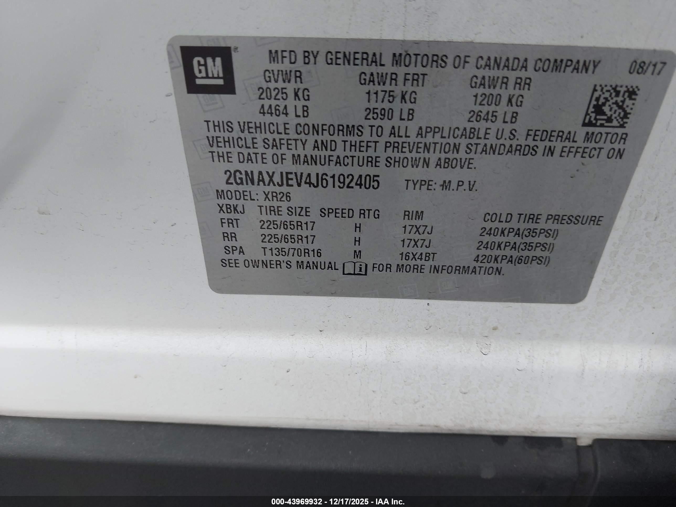 CHEVROLET EQUINOX image 9