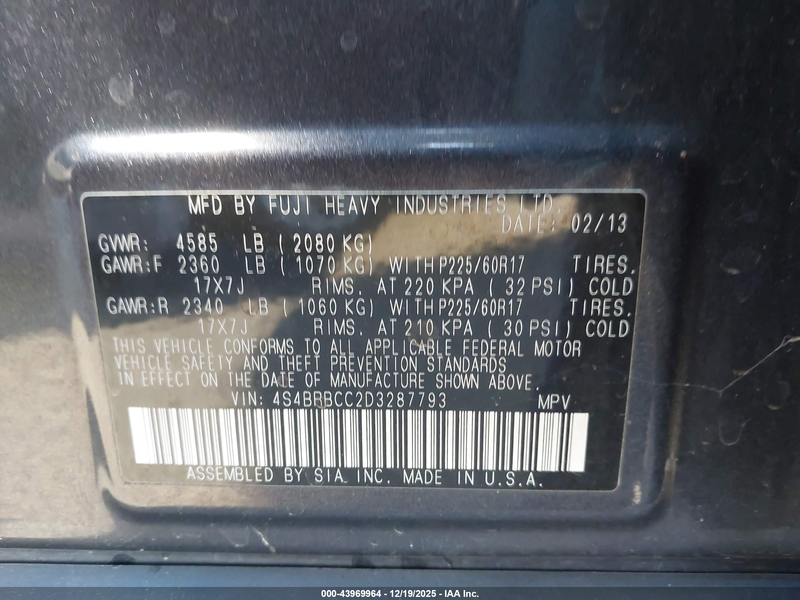 SUBARU OUTBACK image 9