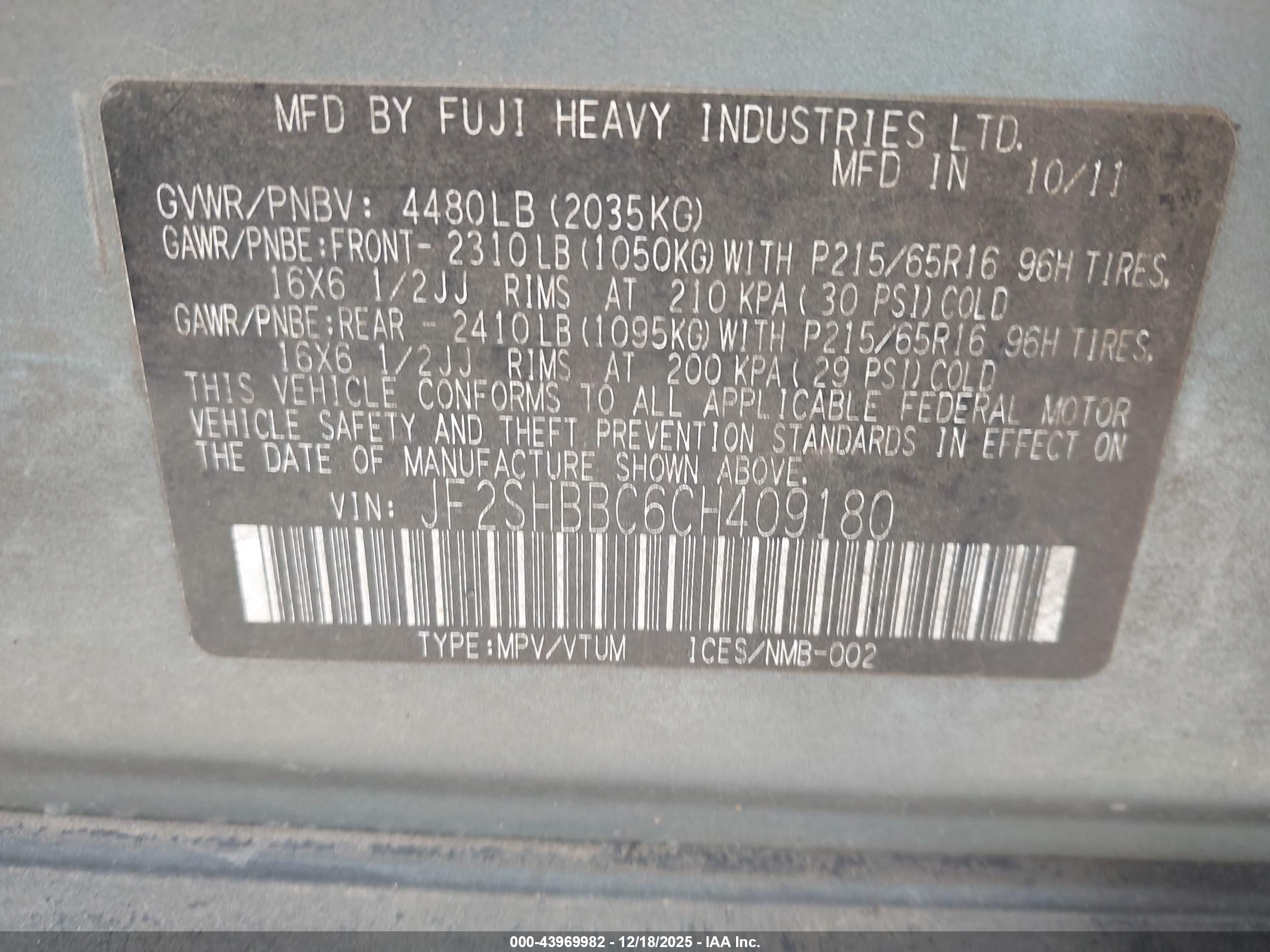SUBARU FORESTER image 9