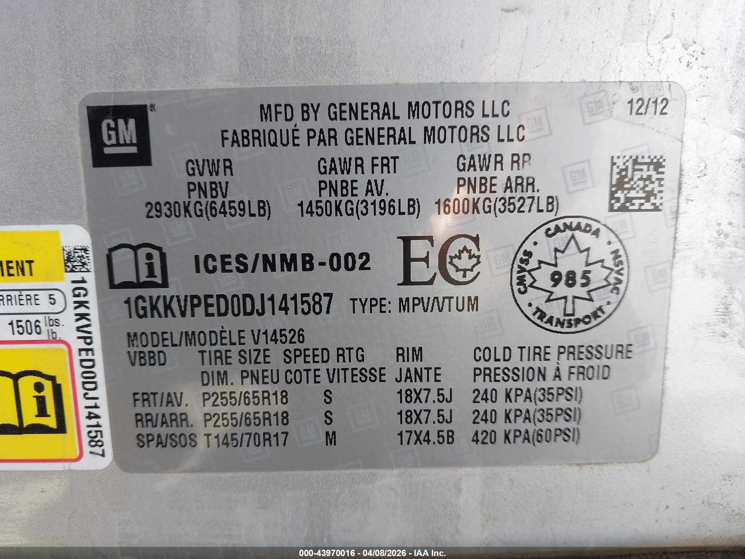 GMC ACADIA image 9