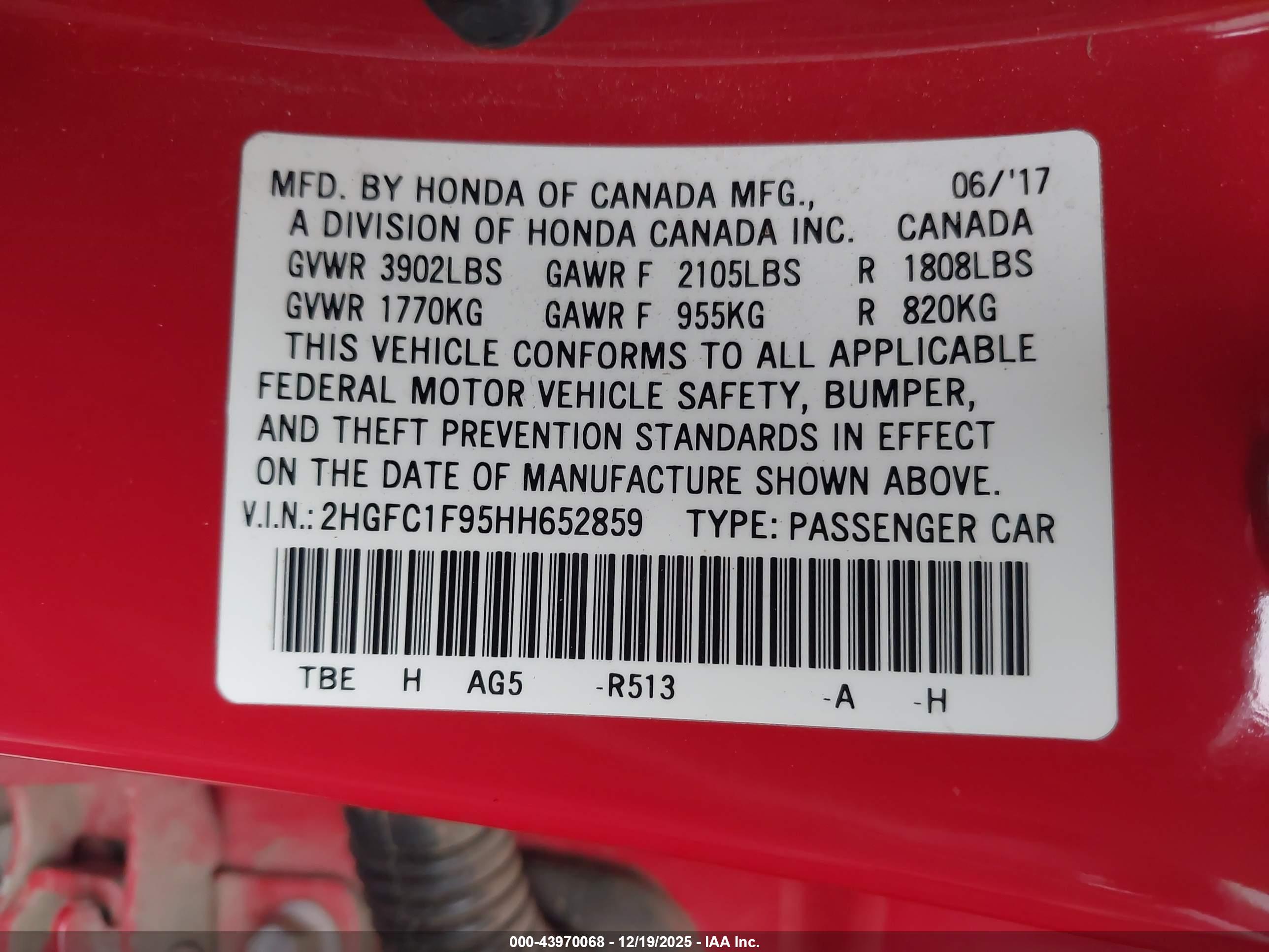 HONDA CIVIC image 9