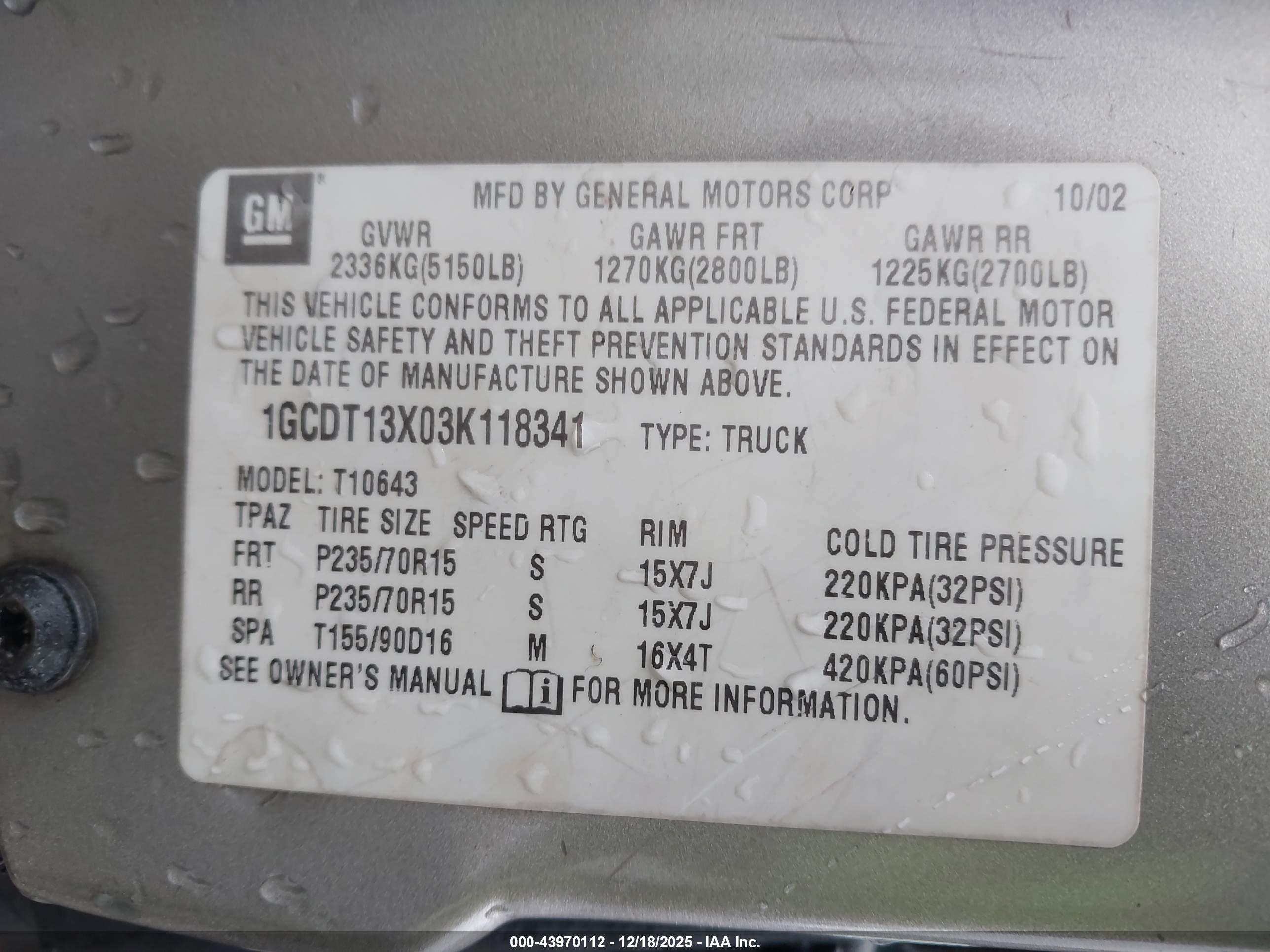 CHEVROLET S-10 image 9