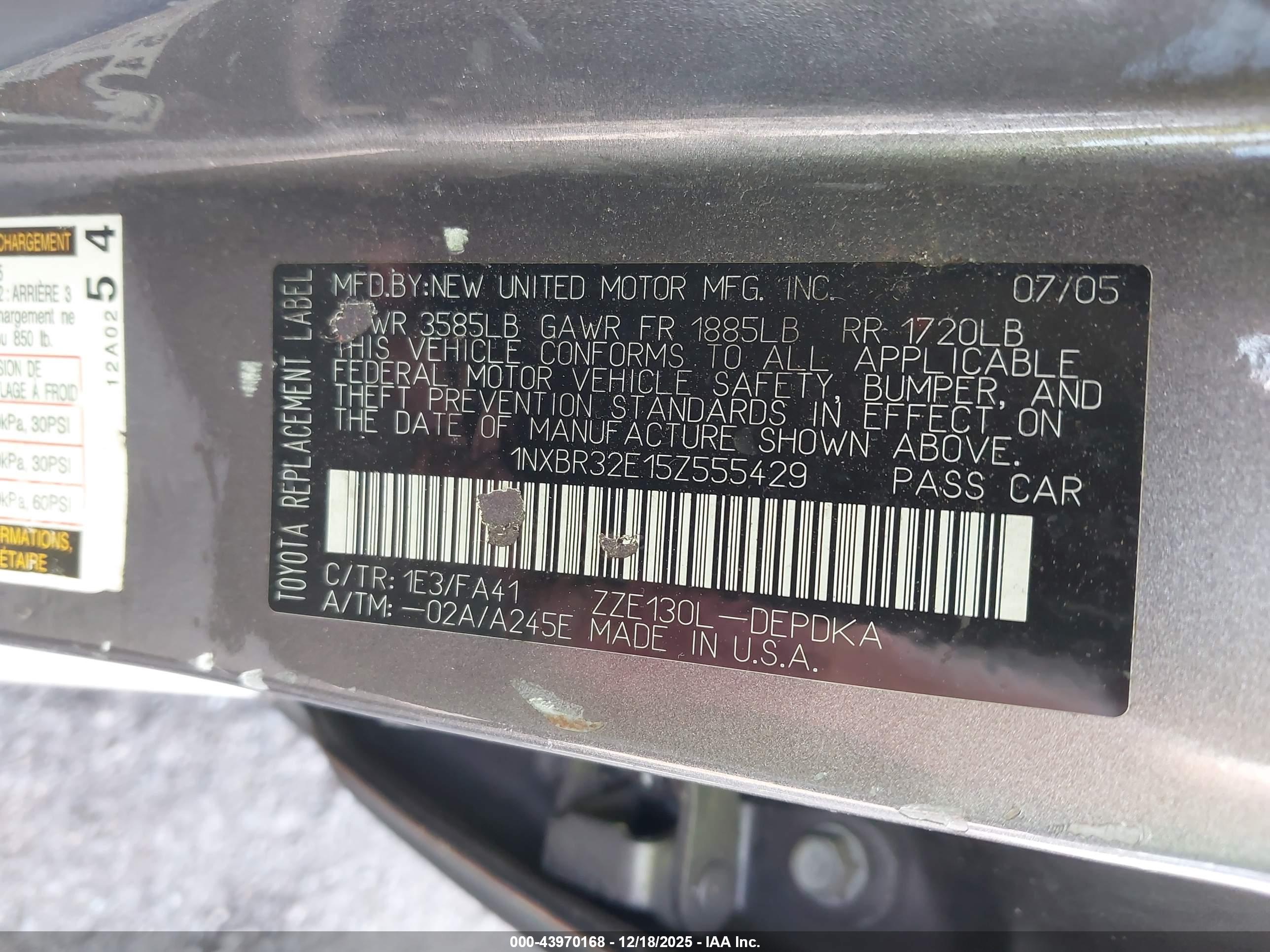 TOYOTA COROLLA image 9