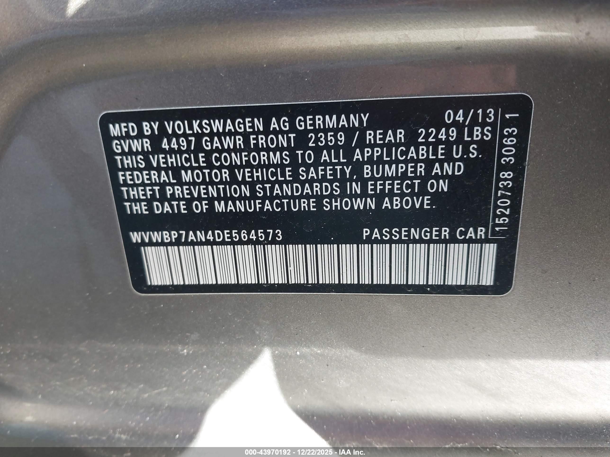 VOLKSWAGEN CC image 9