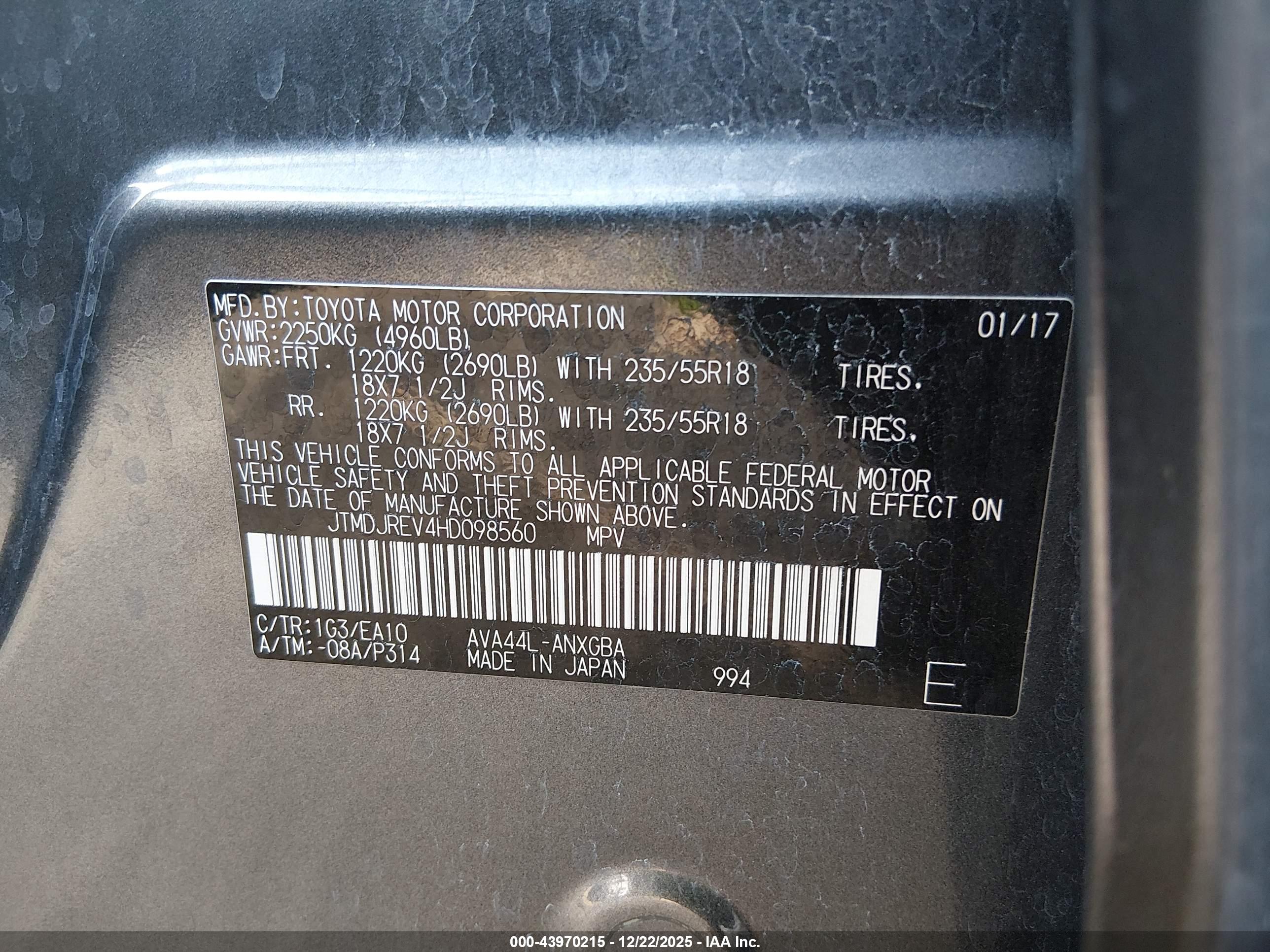 TOYOTA RAV4 image 9