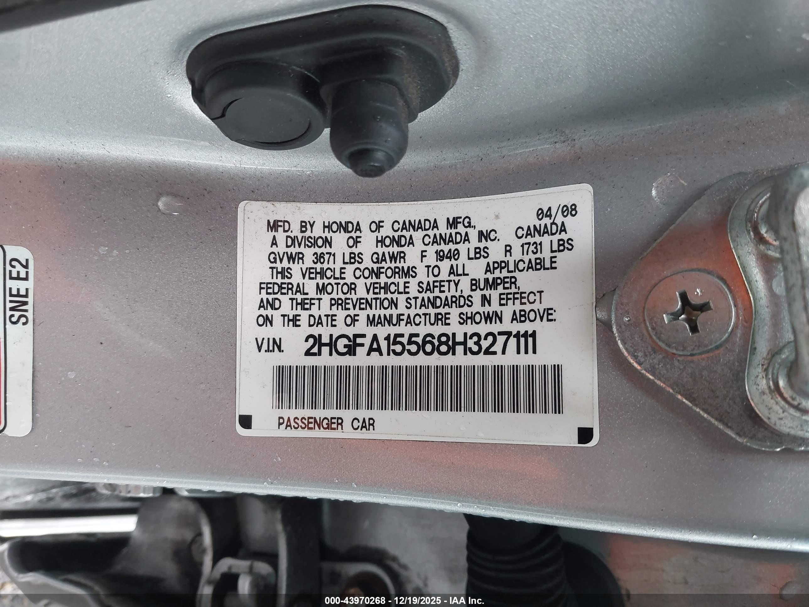 HONDA CIVIC image 9