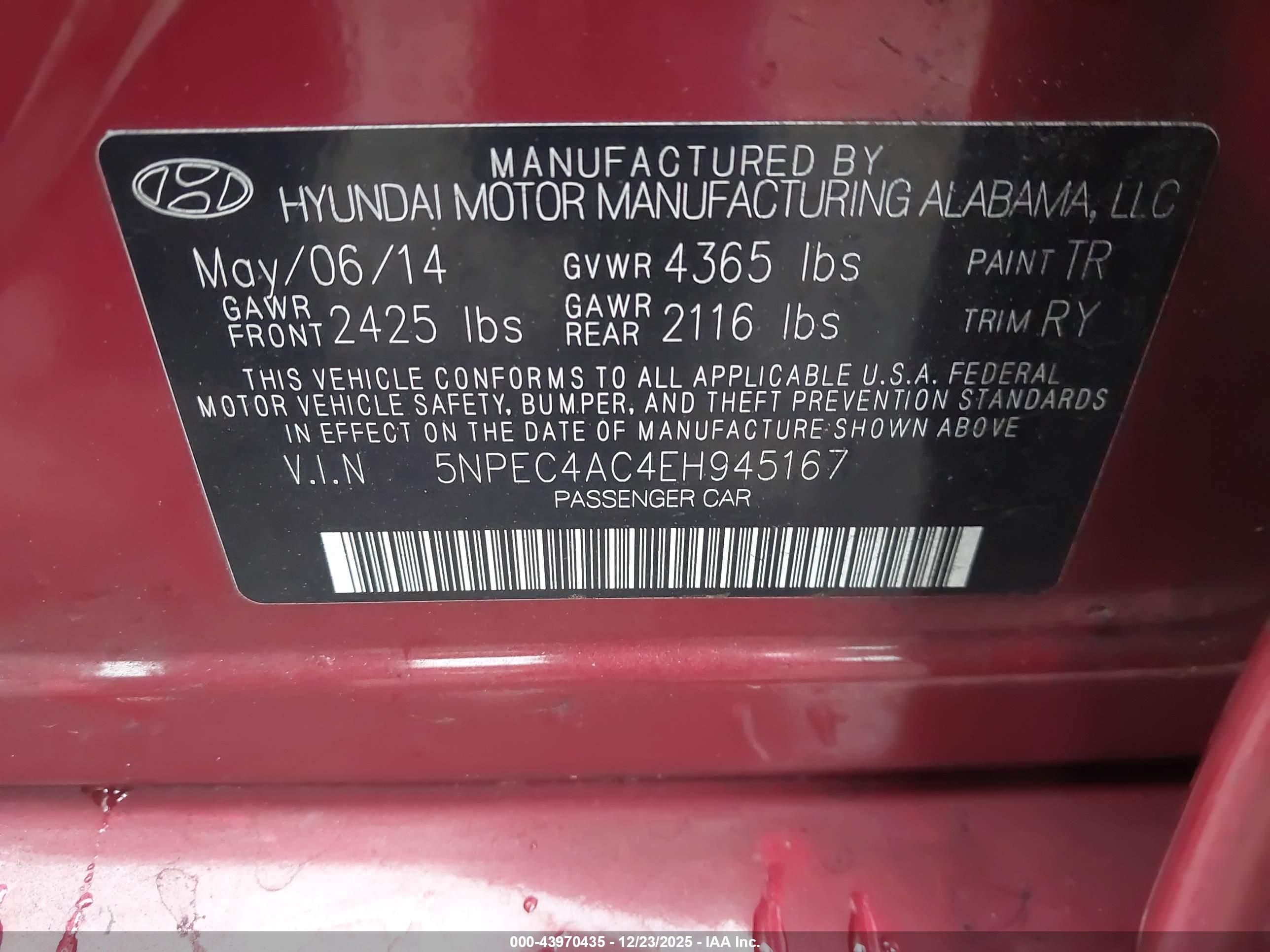 HYUNDAI SONATA image 9
