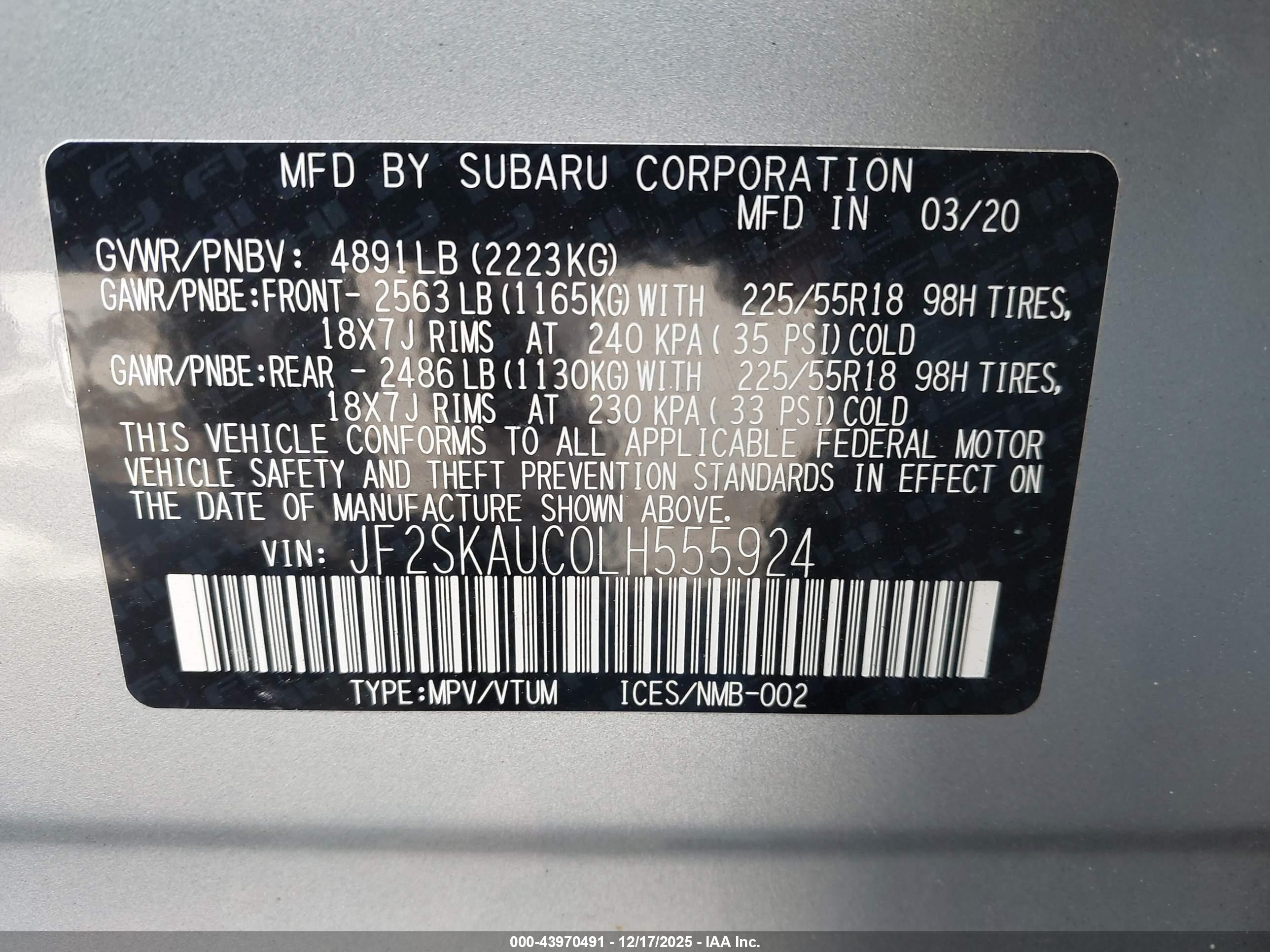 SUBARU FORESTER image 9