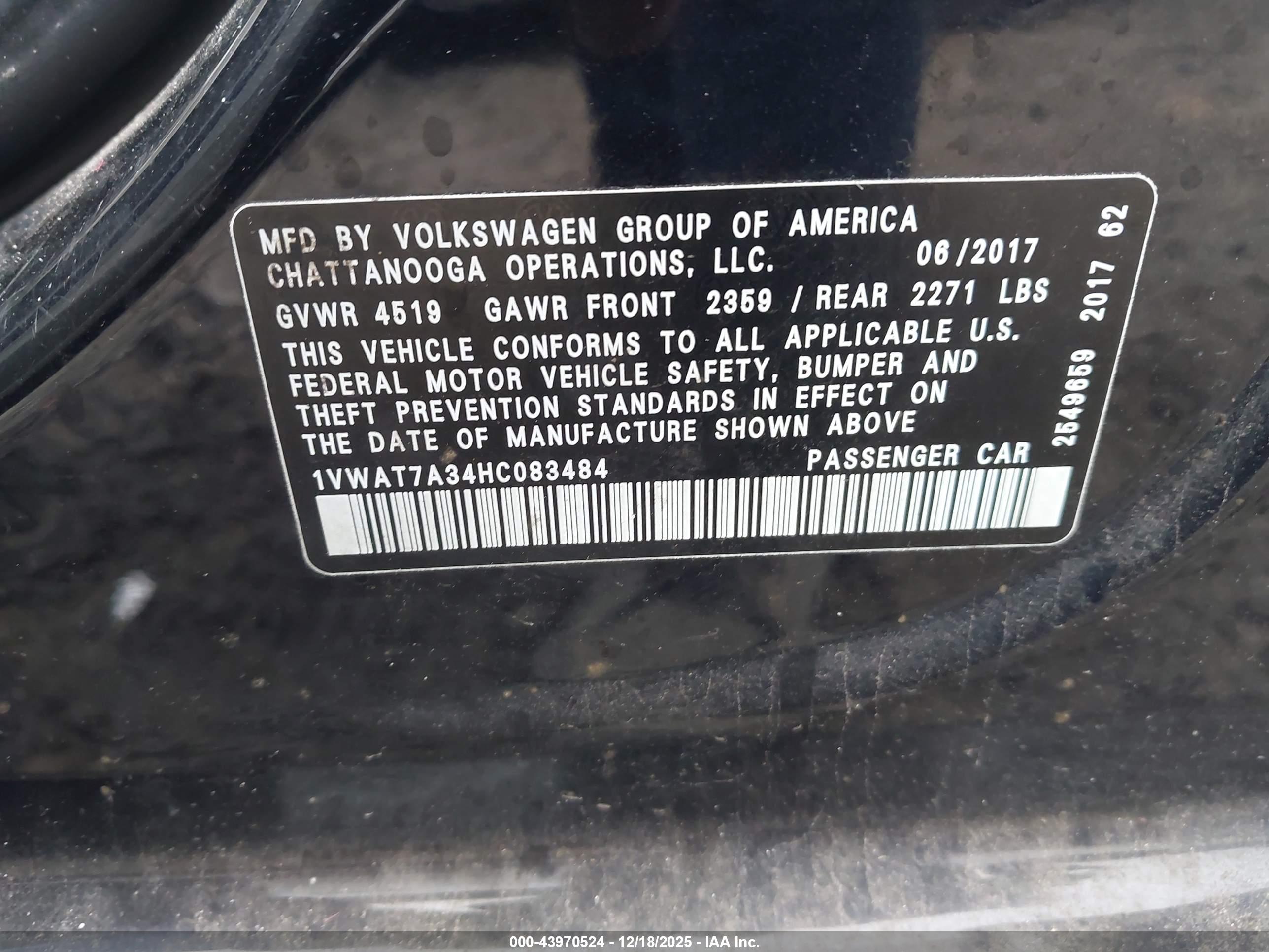 VOLKSWAGEN PASSAT image 9