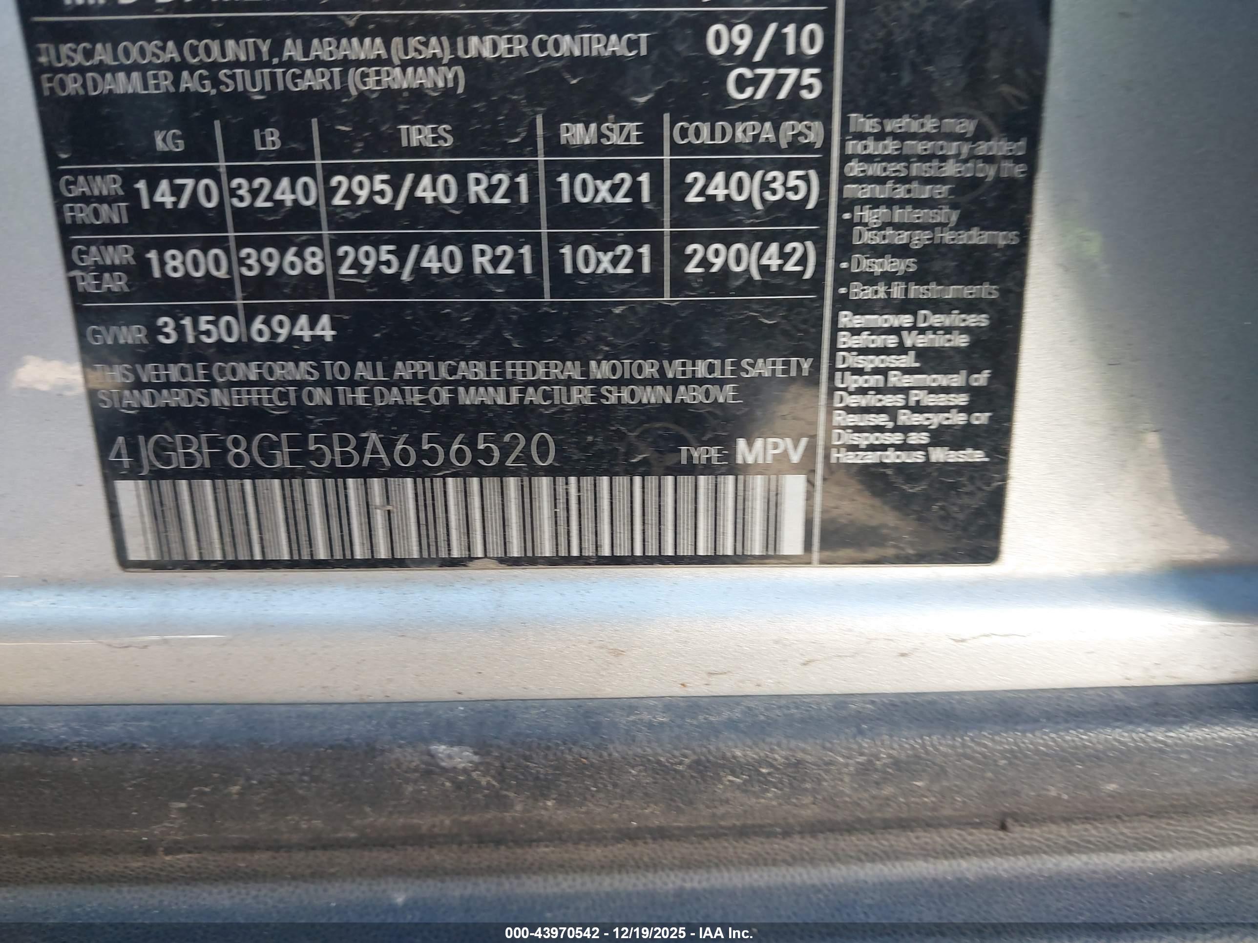 MERCEDES-BENZ GL image 9