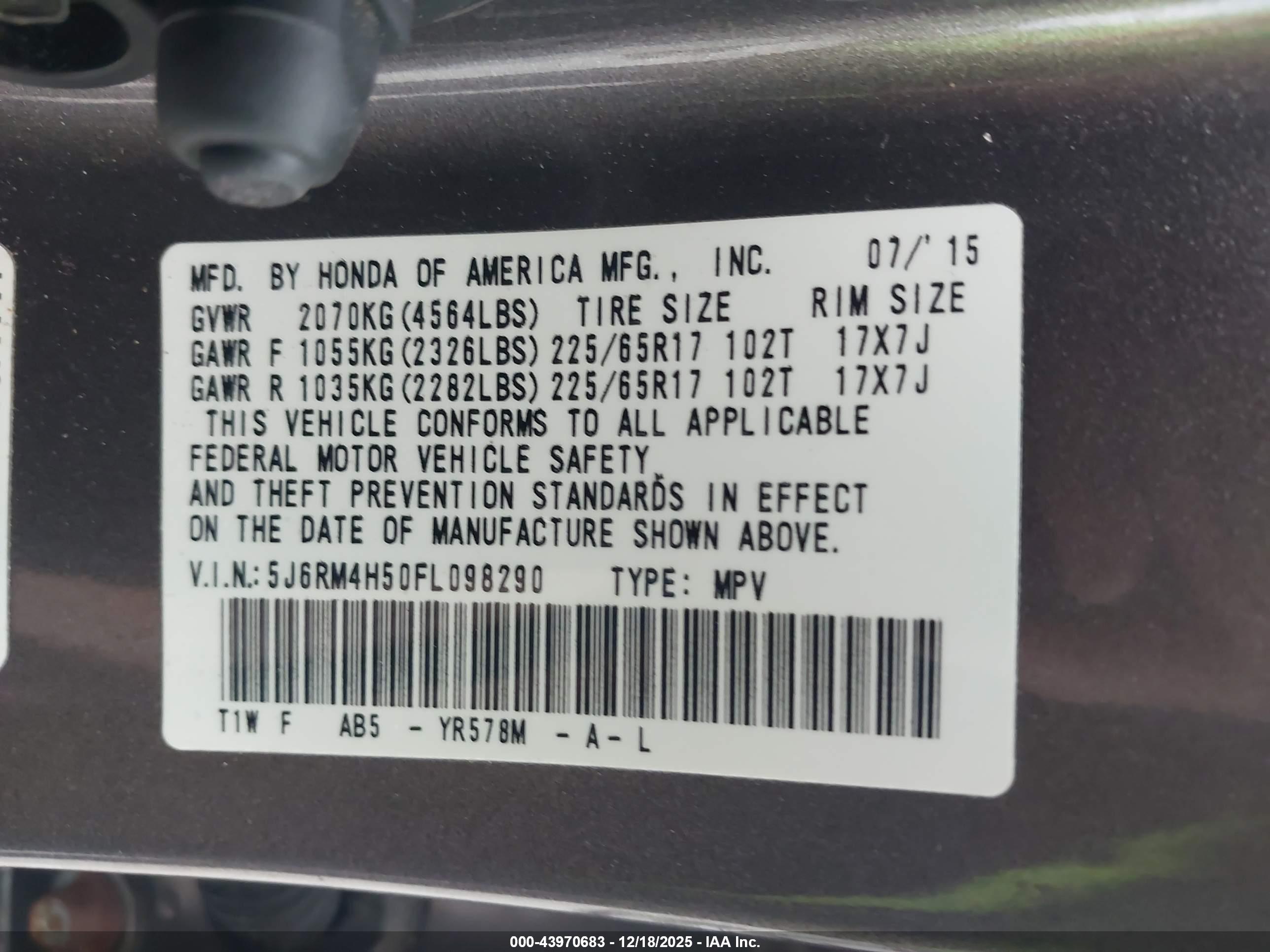 HONDA CR-V image 9