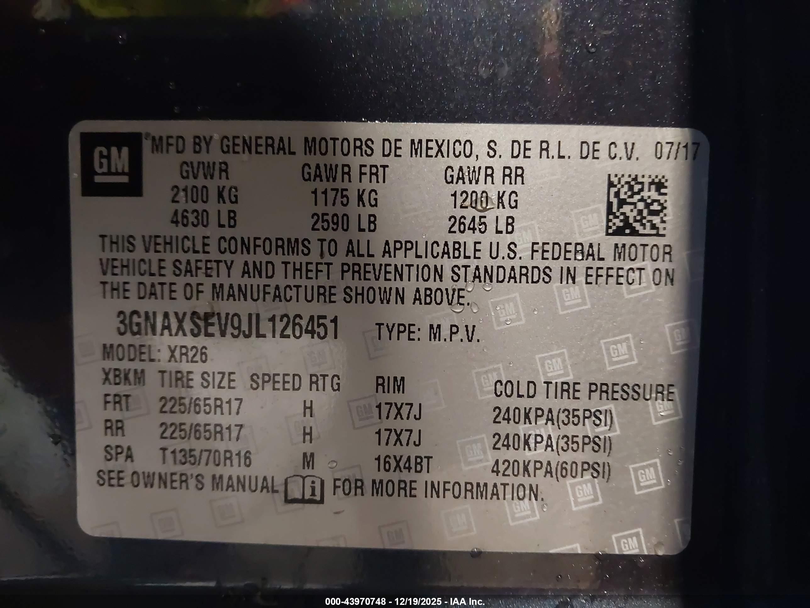 CHEVROLET EQUINOX image 9