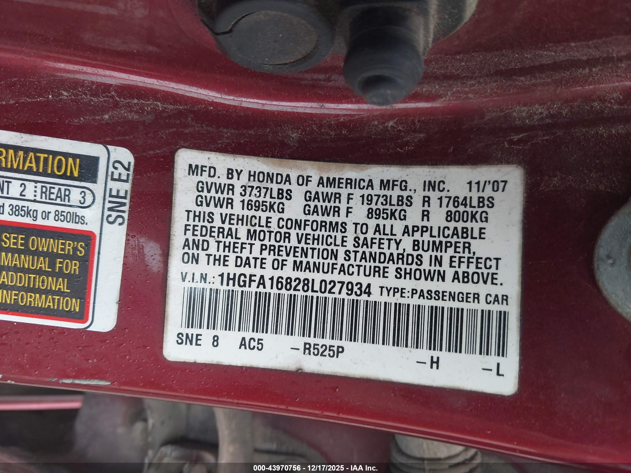 HONDA CIVIC image 9