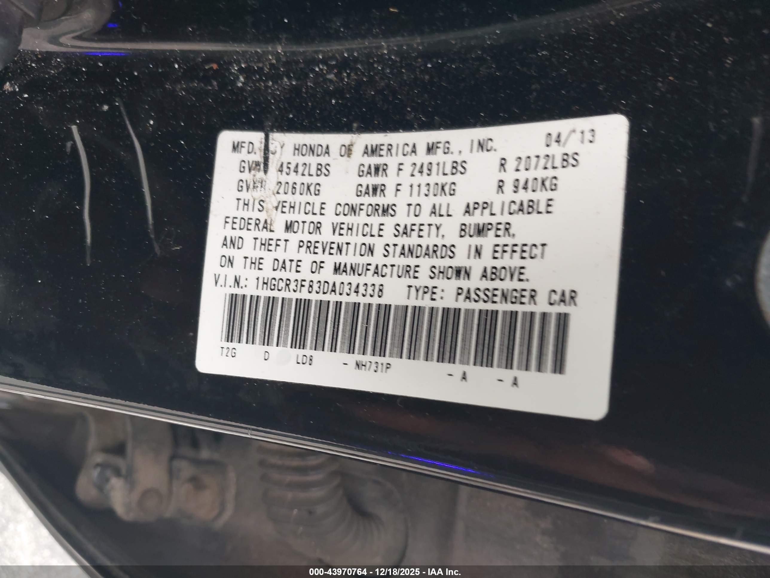 HONDA ACCORD image 9