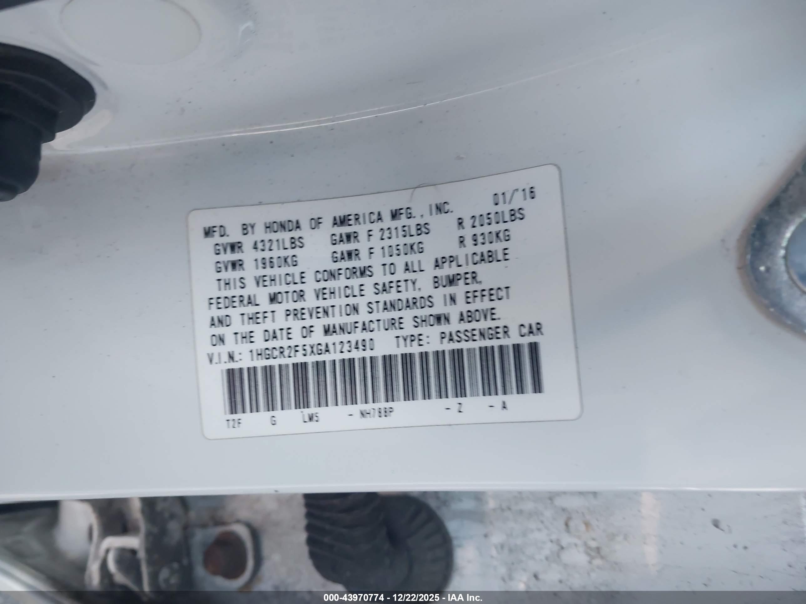 HONDA ACCORD image 9