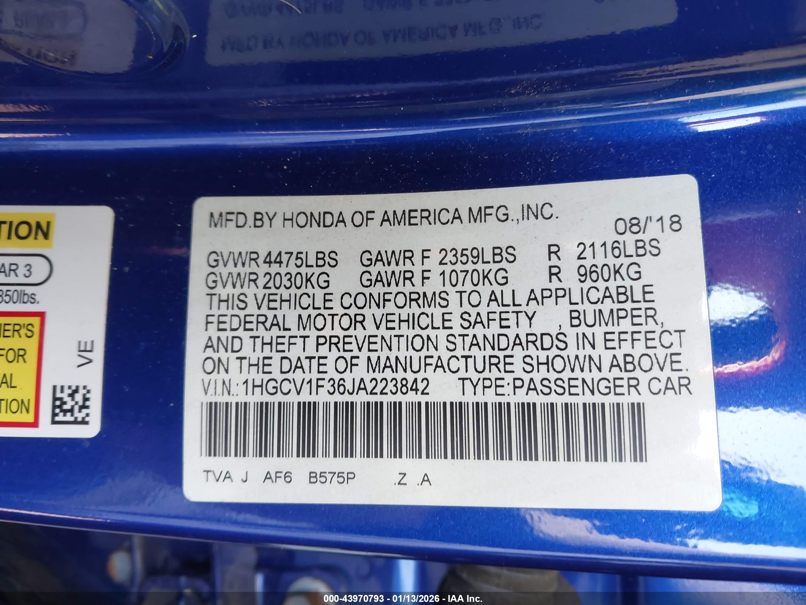 HONDA ACCORD image 9