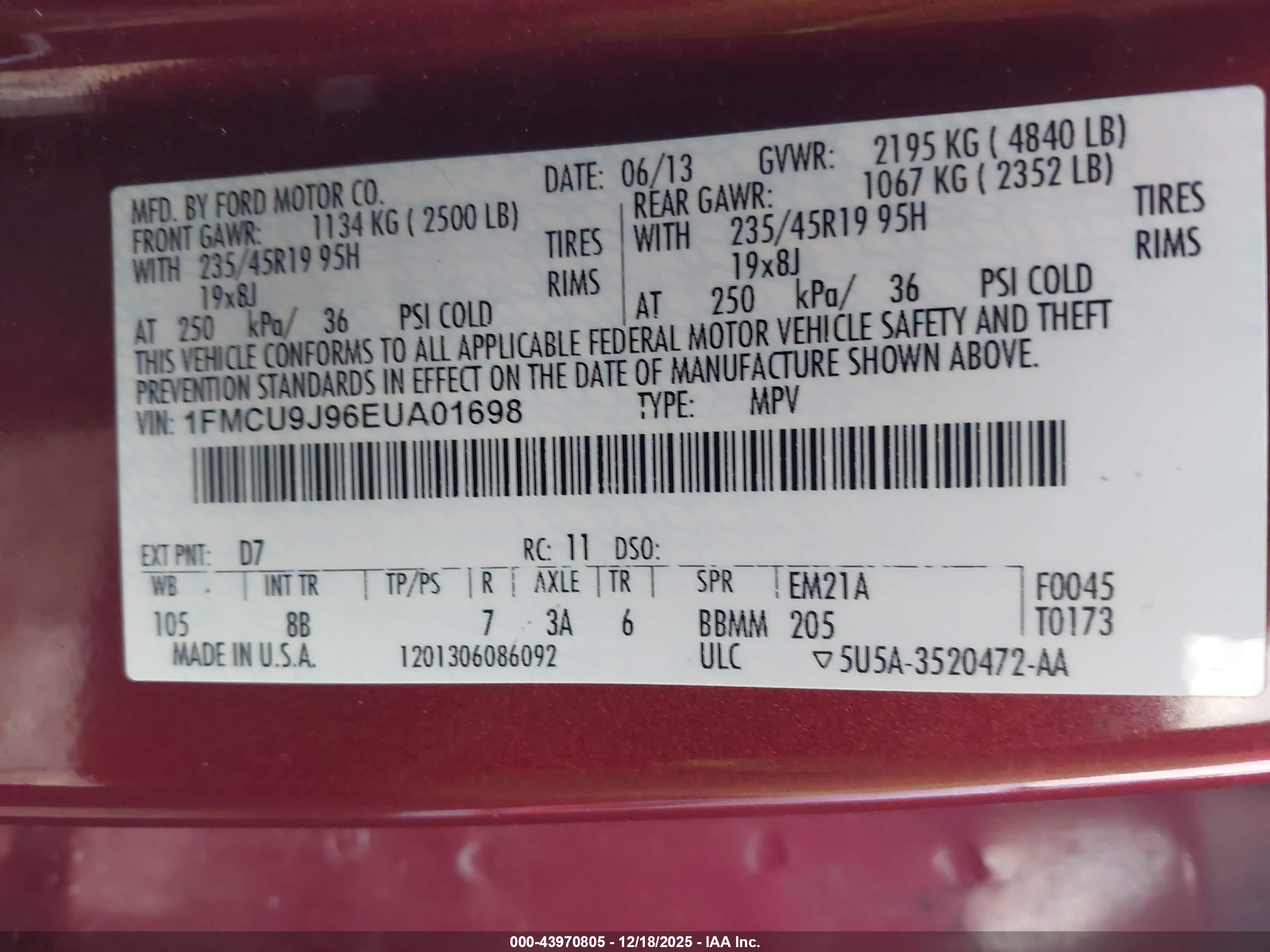 FORD ESCAPE image 9