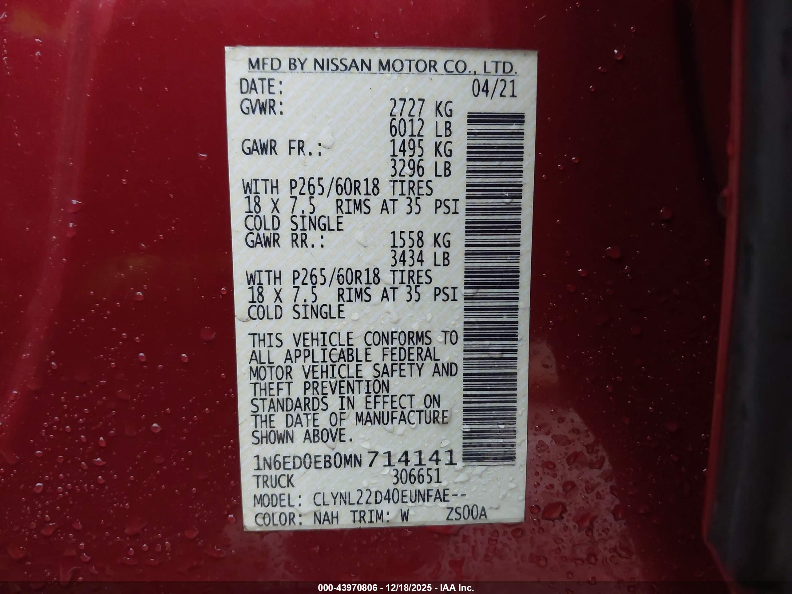 NISSAN FRONTIER image 9