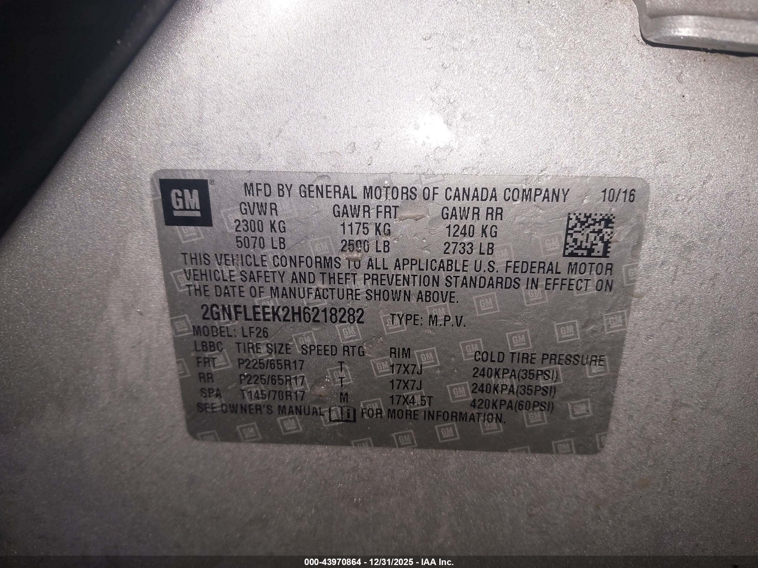 CHEVROLET EQUINOX image 9