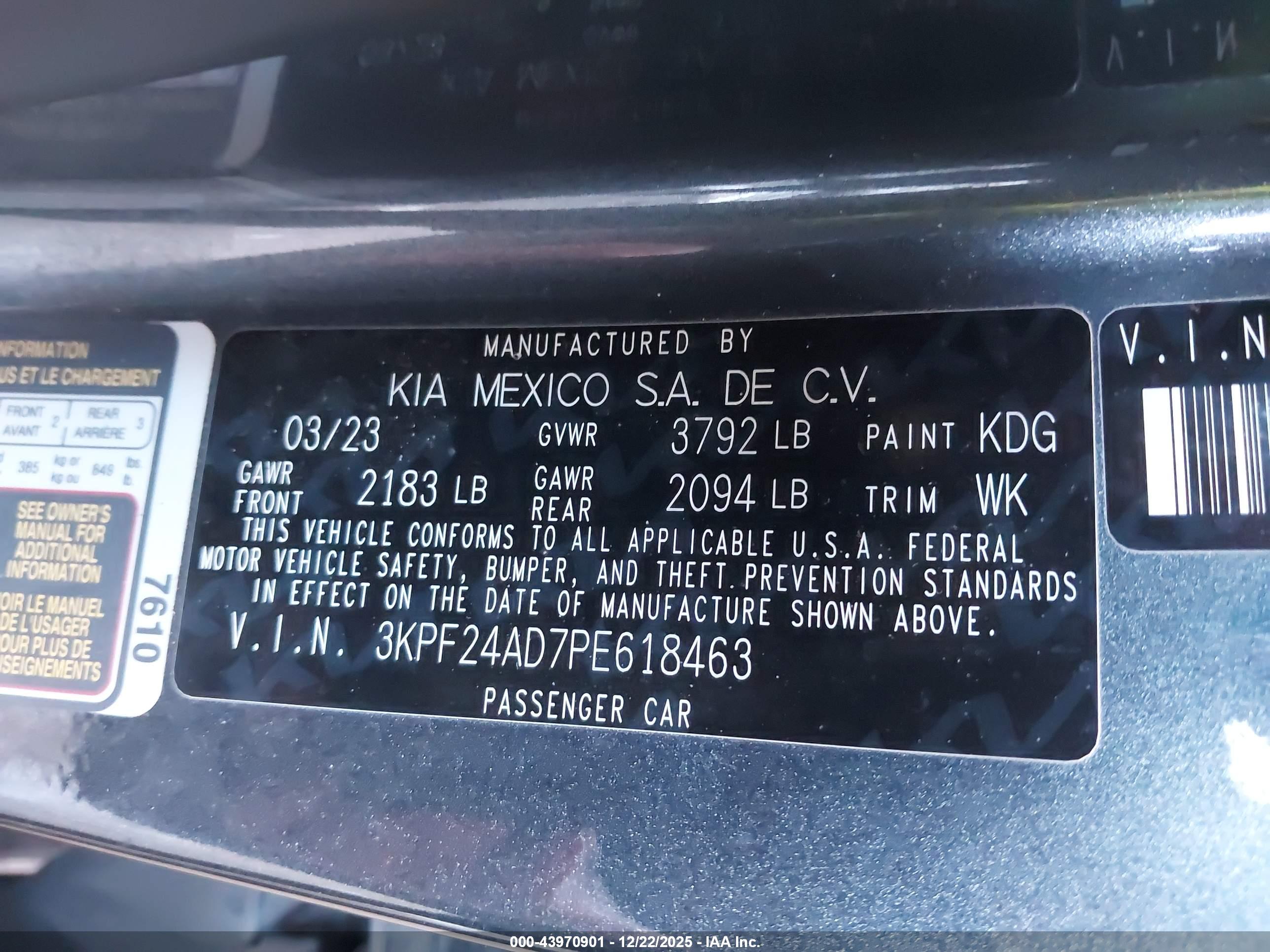 KIA FORTE image 9
