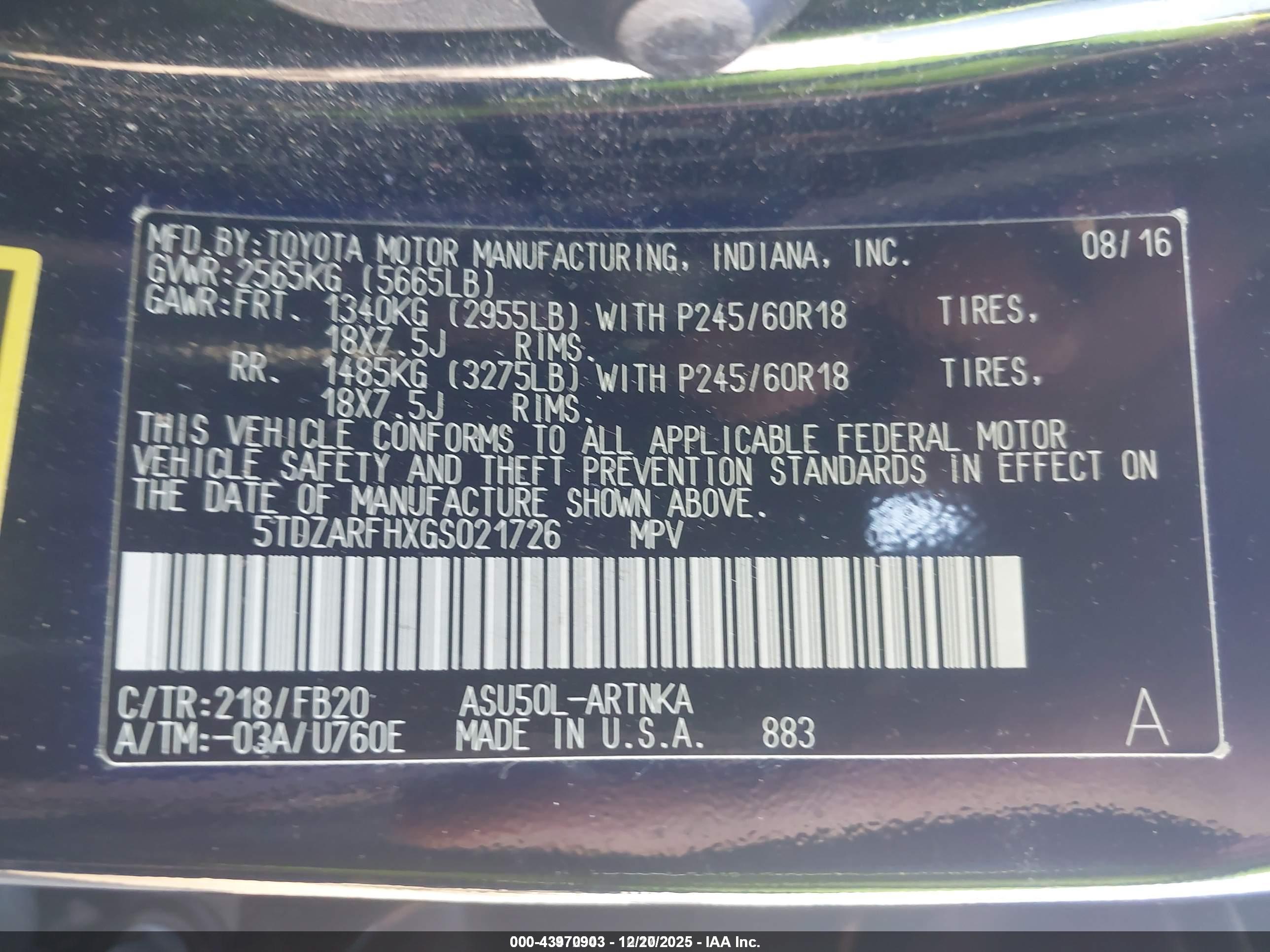 TOYOTA HIGHLANDER image 9