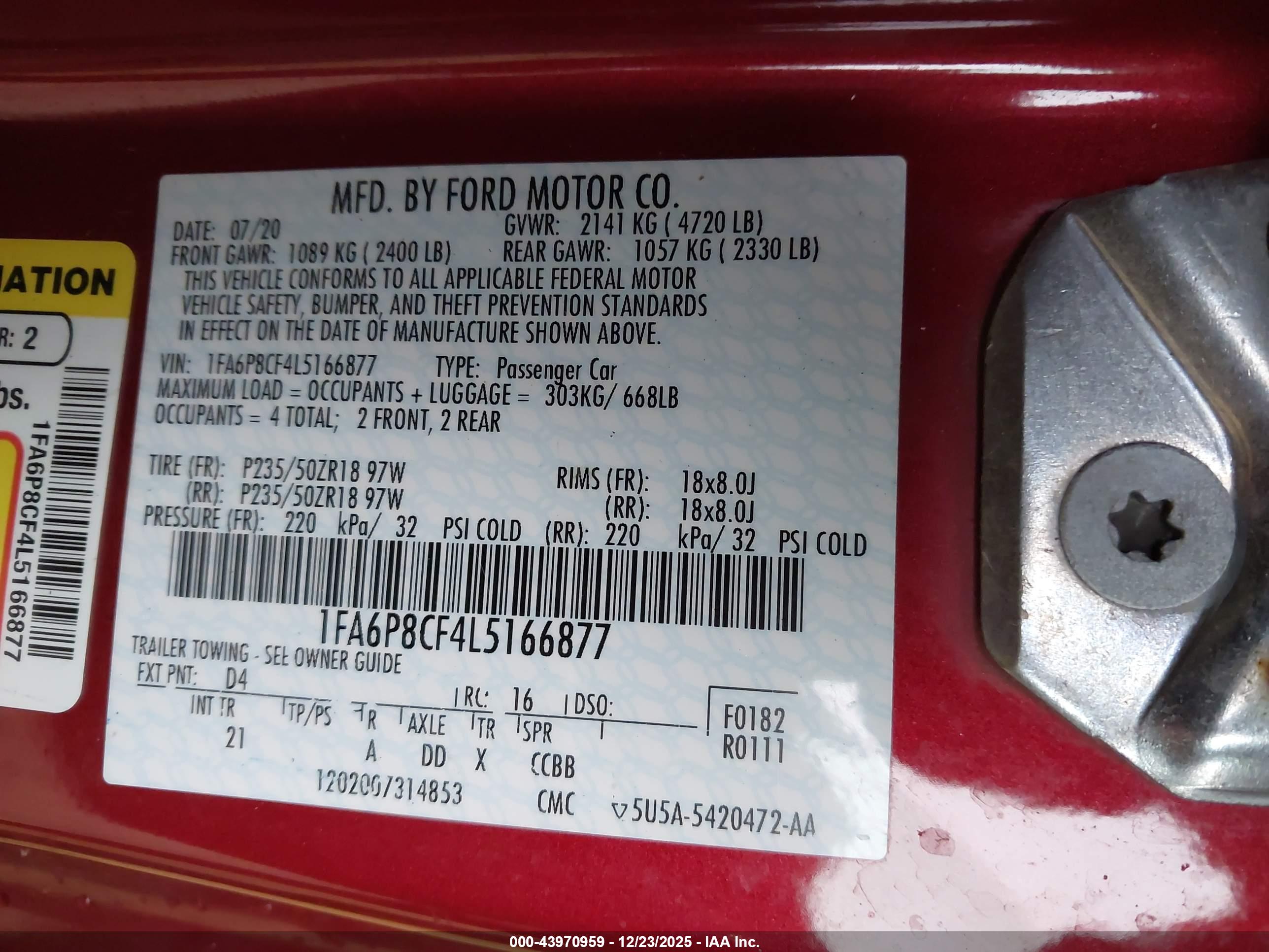 FORD MUSTANG image 9